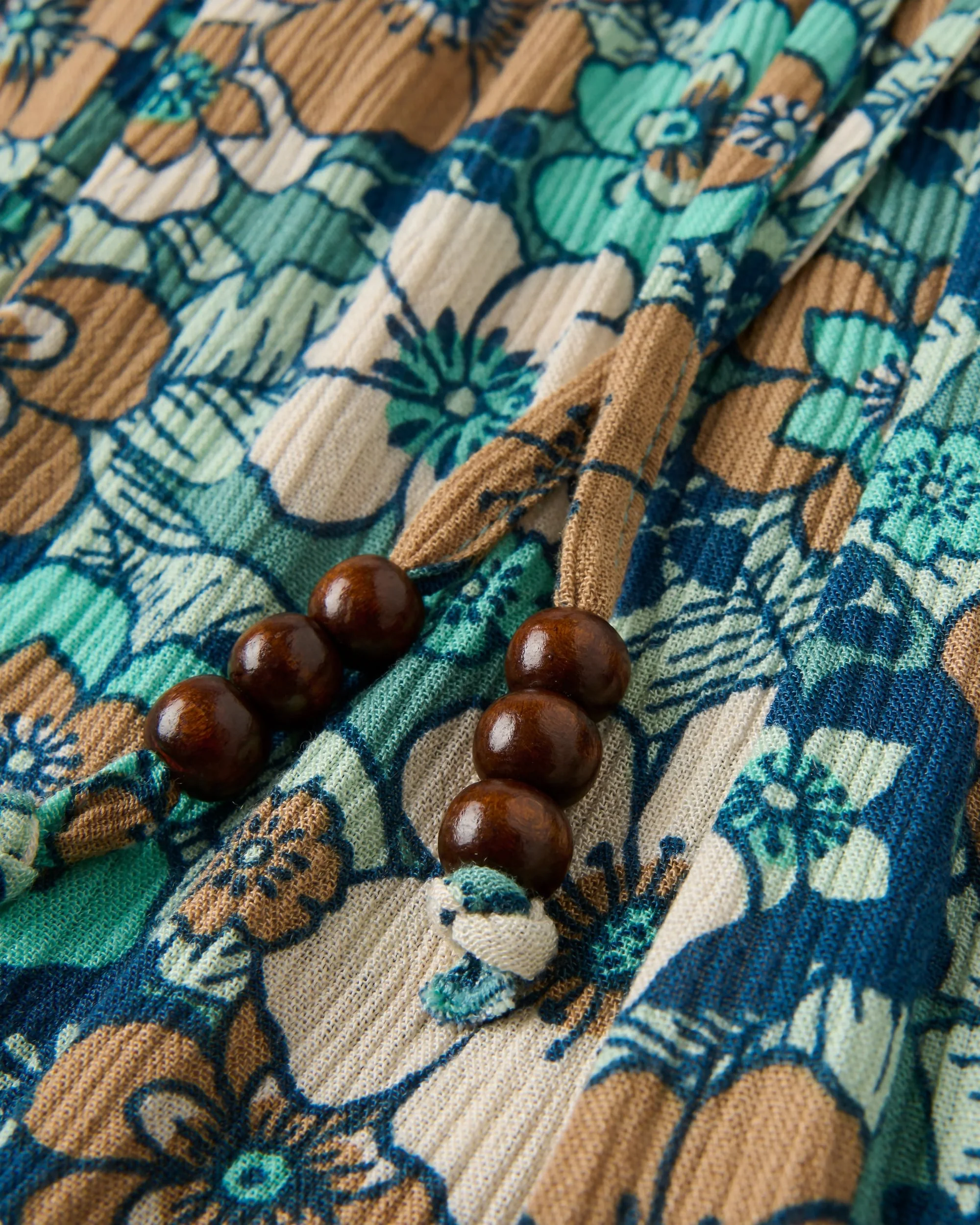 Dew EcoVero Woven Skirt - Vintage Floral Aqua - Image 8