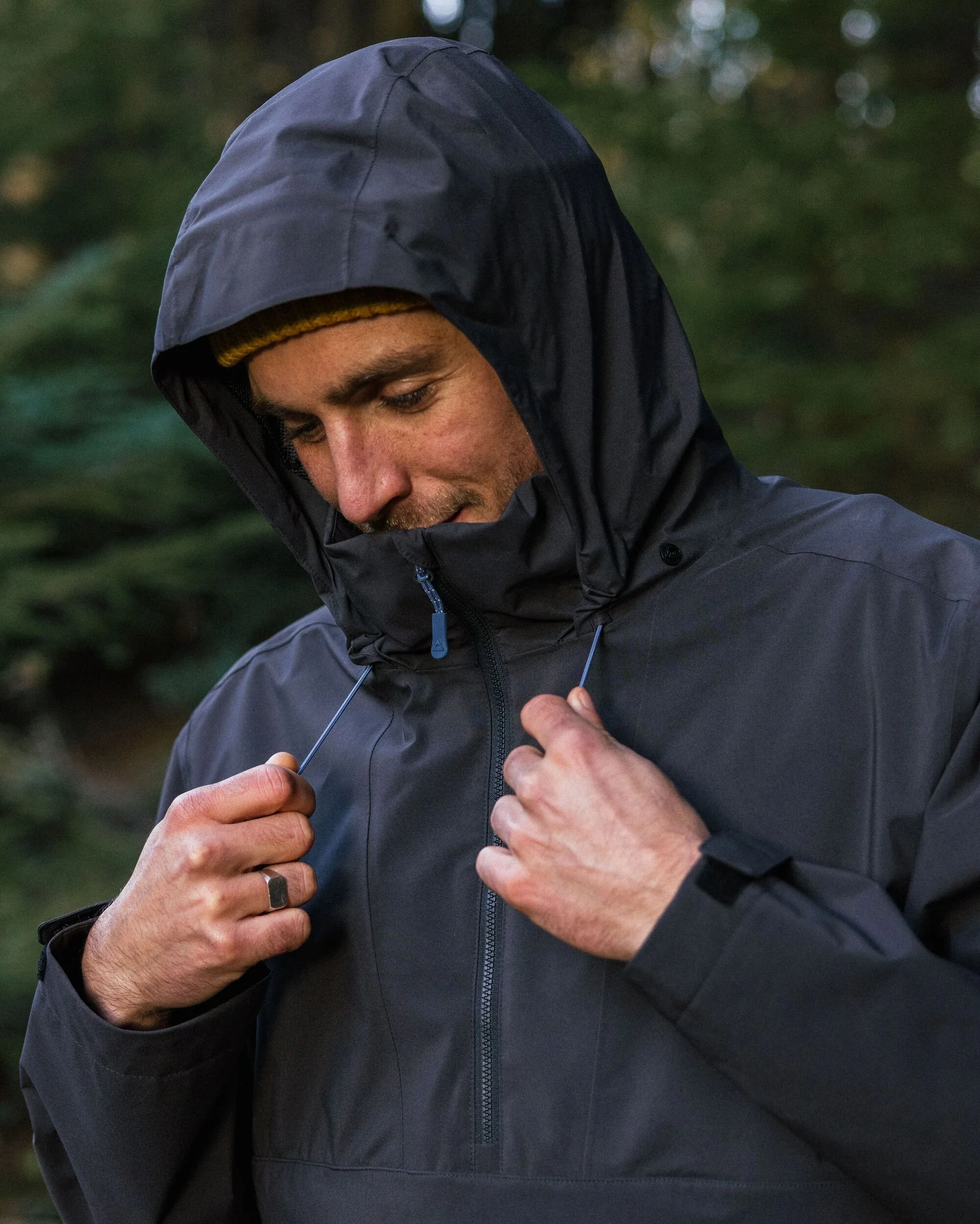 Diablo Waterproof Anorak - Faded Black - Image 6