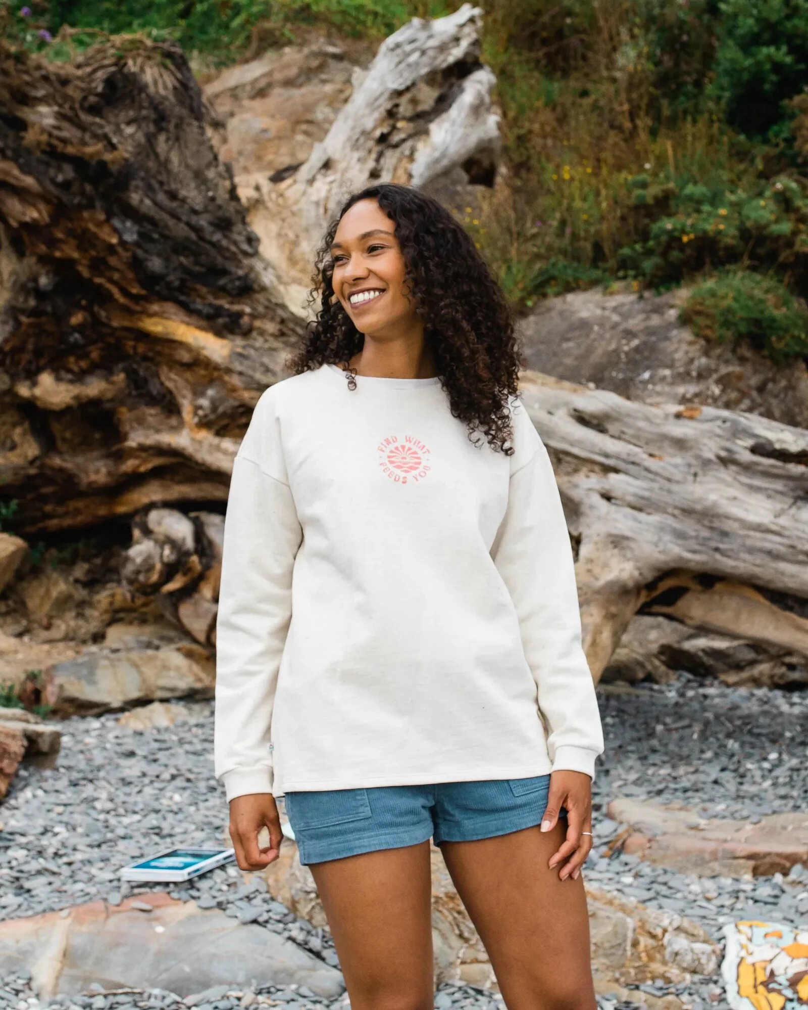 Discovery Sweatshirt - Milky Marl - Image 2