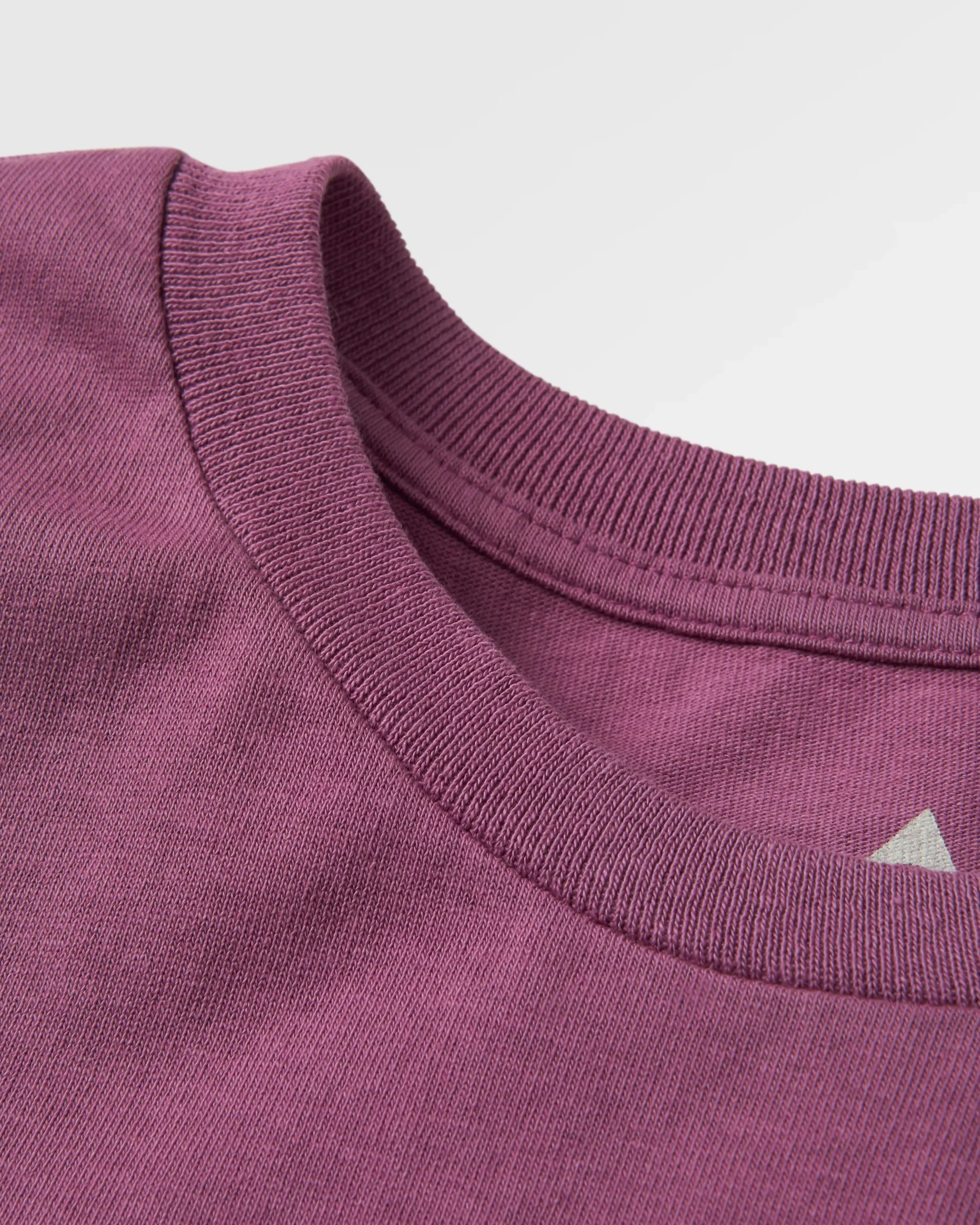 Discovery Rolled Sleeve T-Shirt - Berry - Image 8