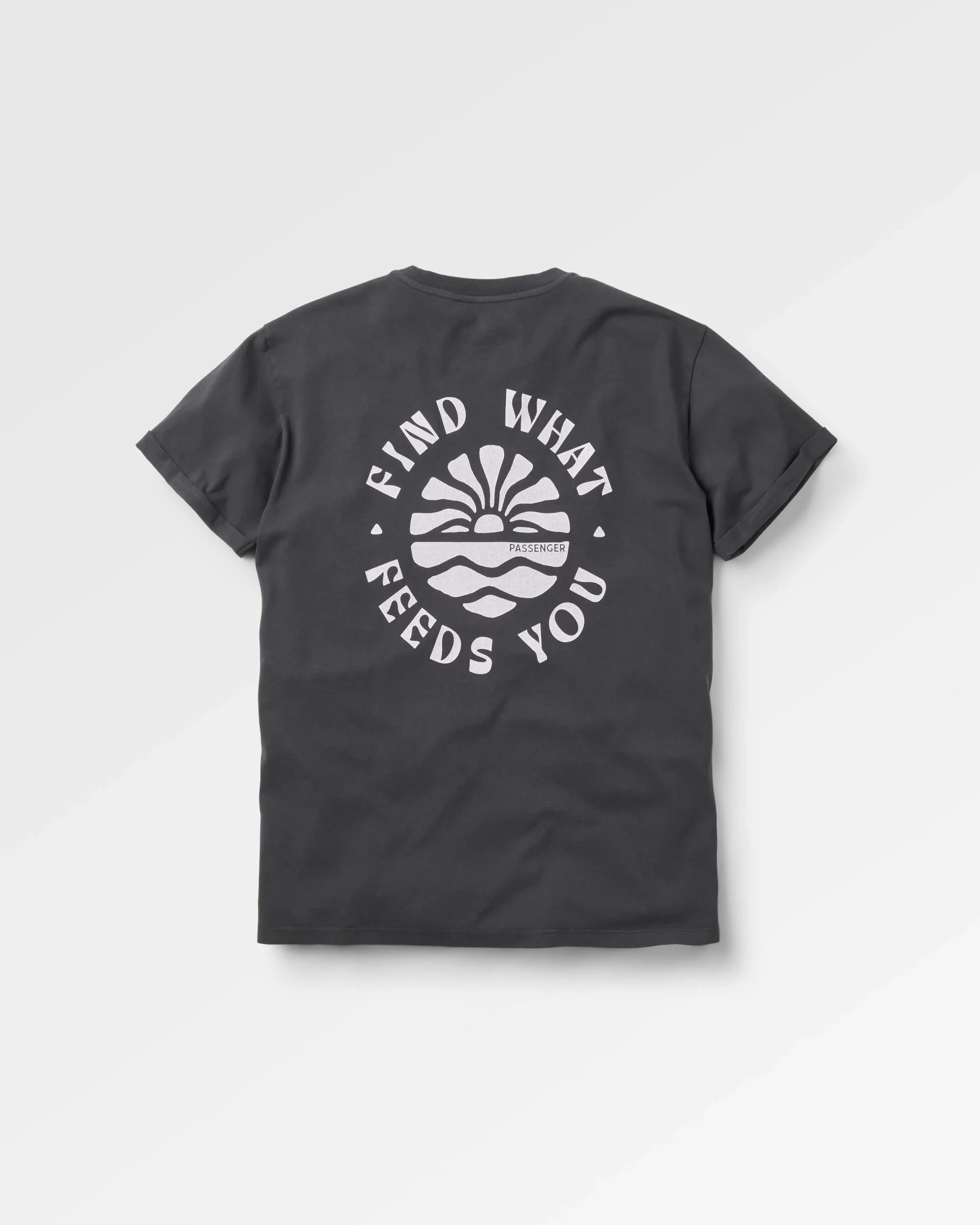 Discovery Rolled Sleeve T-Shirt - Black - Image 2