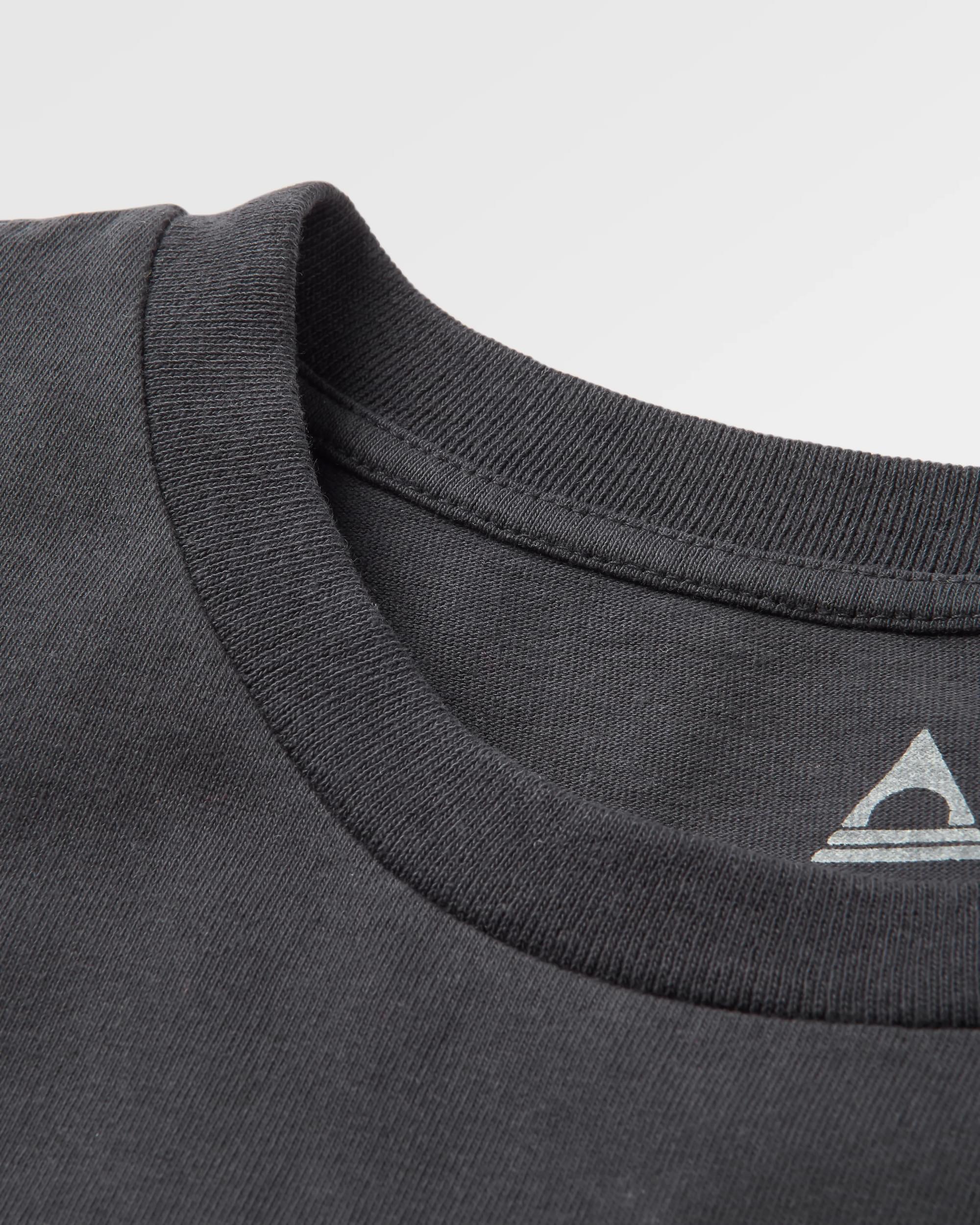 Discovery Rolled Sleeve T-Shirt - Black - Image 5