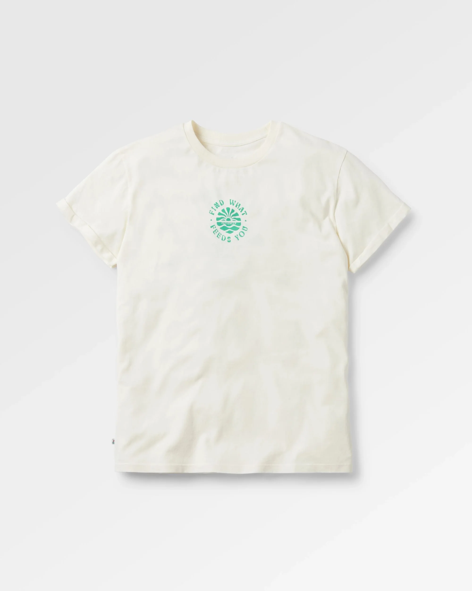 Discovery Rolled Sleeve T-Shirt - Marshmallow - Image 2