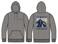 Distance Organic Cotton Hoodie - Grey Marl - Image 5
