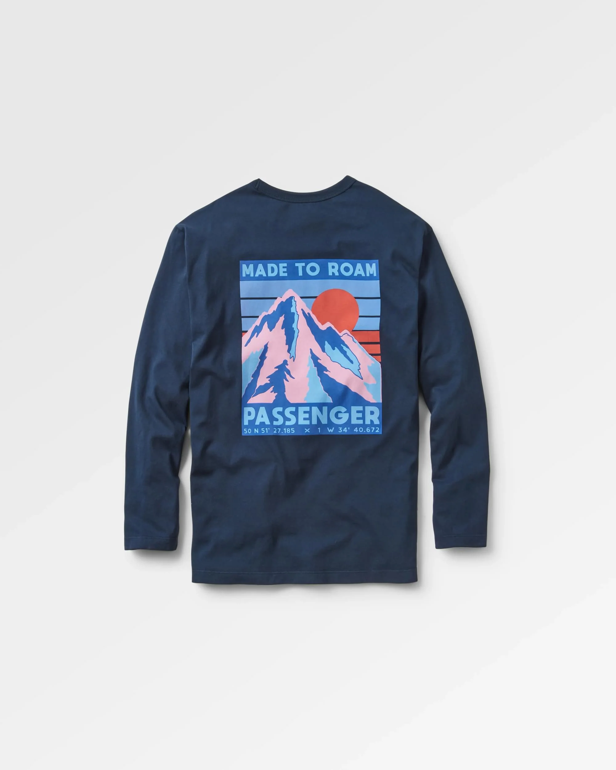 Distance Relaxed Fit LS T-Shirt - Deep Navy - Image 5