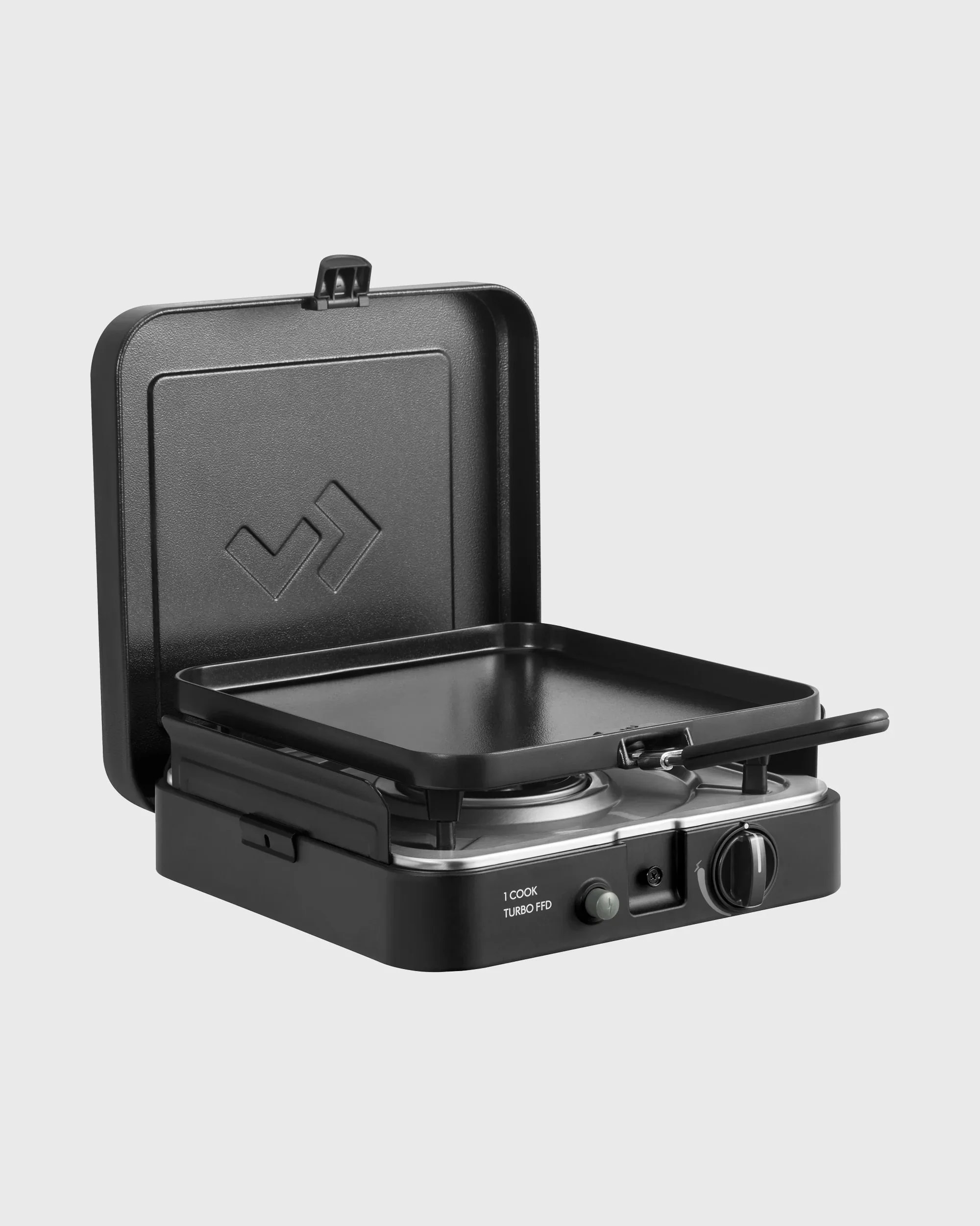 CADAC Dometic 1 Cook Turbo FFD Flat Grill Plate QR - Black - Image 2