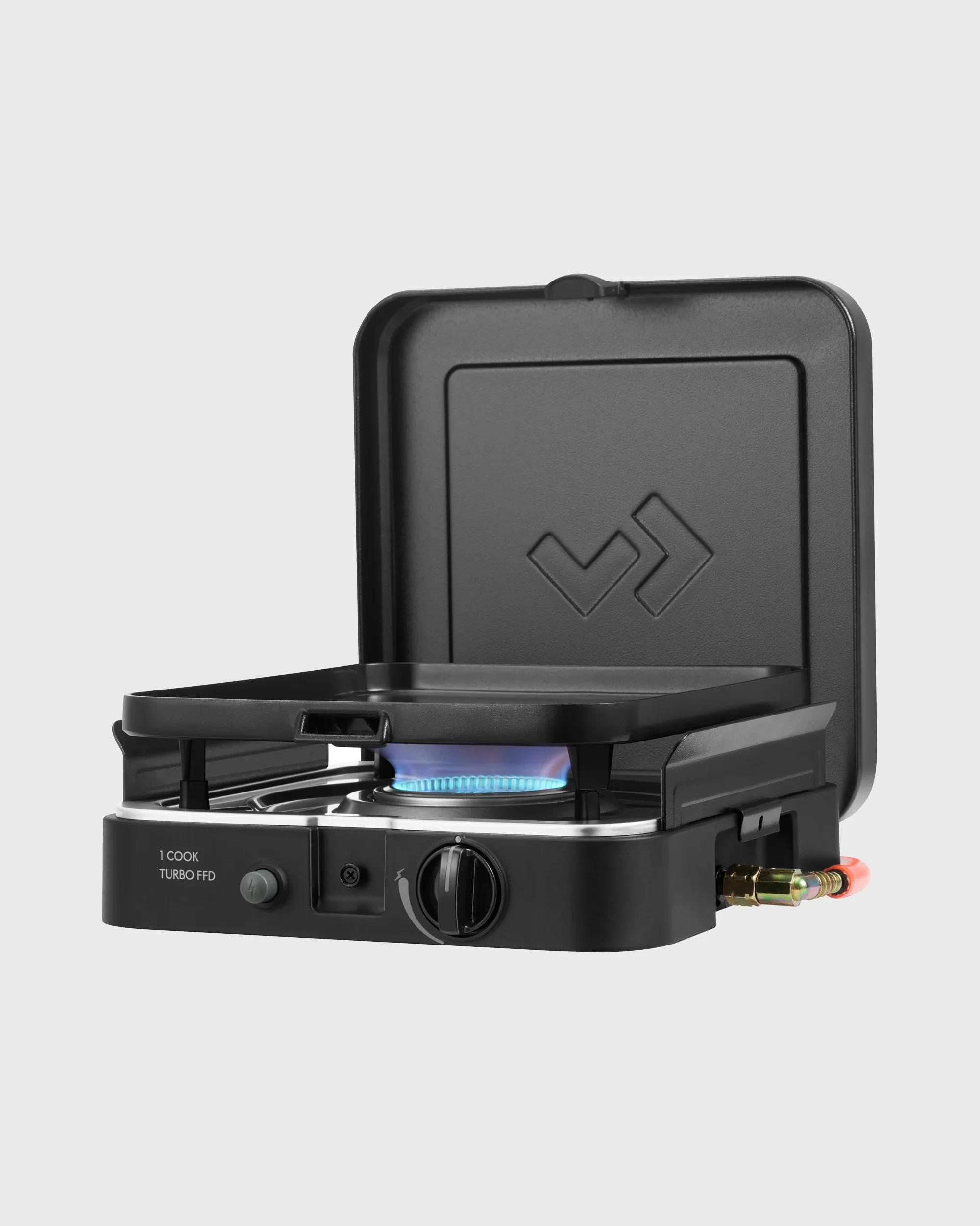 CADAC Dometic 1 Cook Turbo FFD Flat Grill Plate QR - Black - Image 4