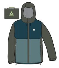 Downpour Waterproof Jacket - Tidal Blue/Arctic/Dusty Olive - Image 15