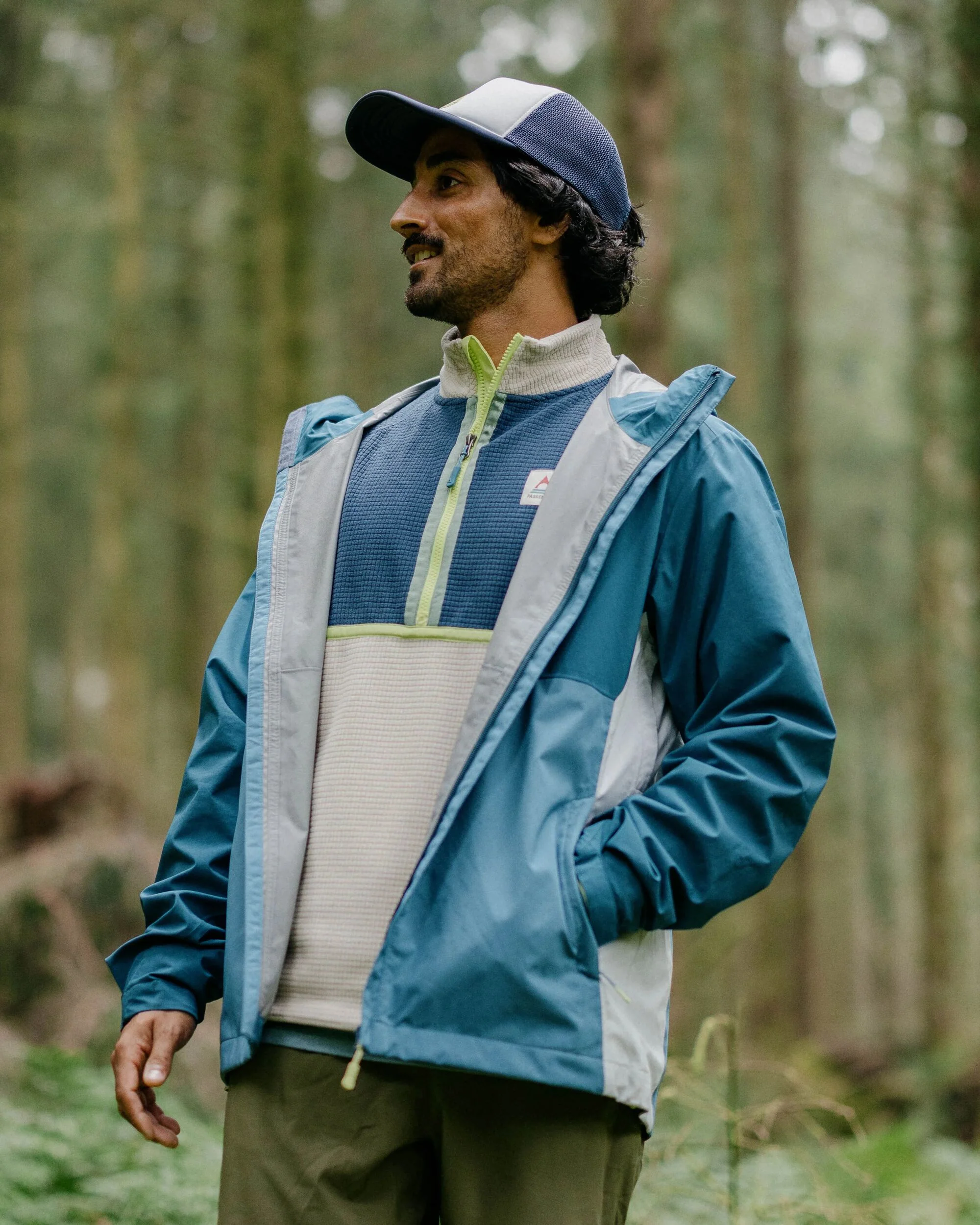 Downpour Waterproof Jacket - Tidal Blue/Blue Steel - Image 6