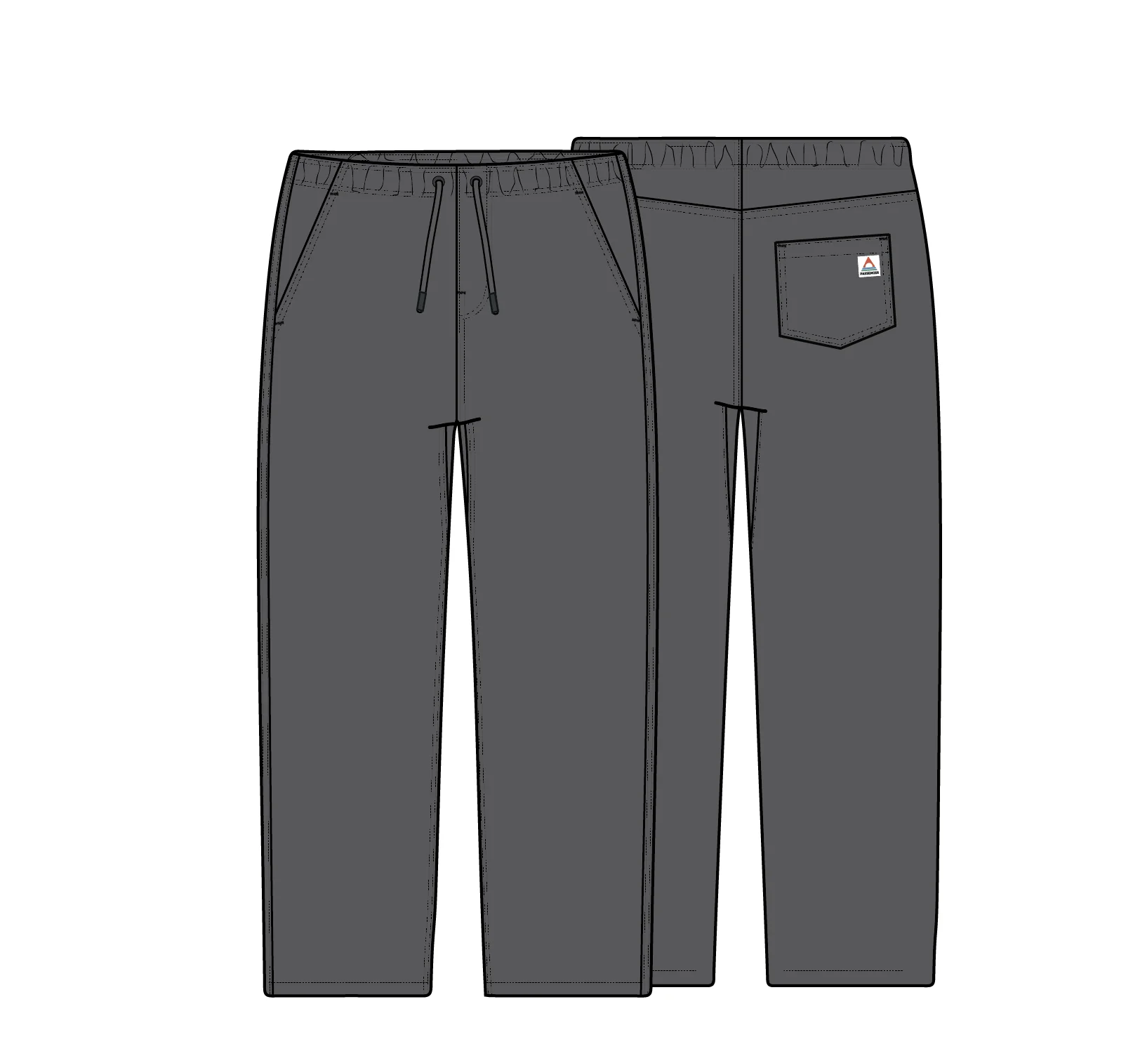 Drifter Twill Relaxed Fit Trouser - Charcoal - Image 7