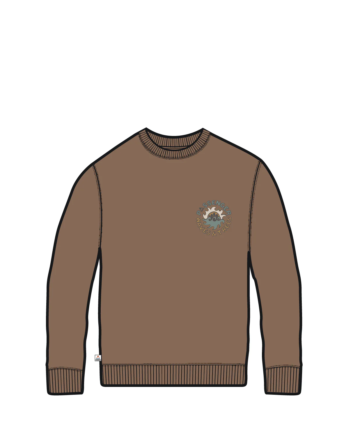 Dune Loopback Sweatshirt - Toffee - Image 6