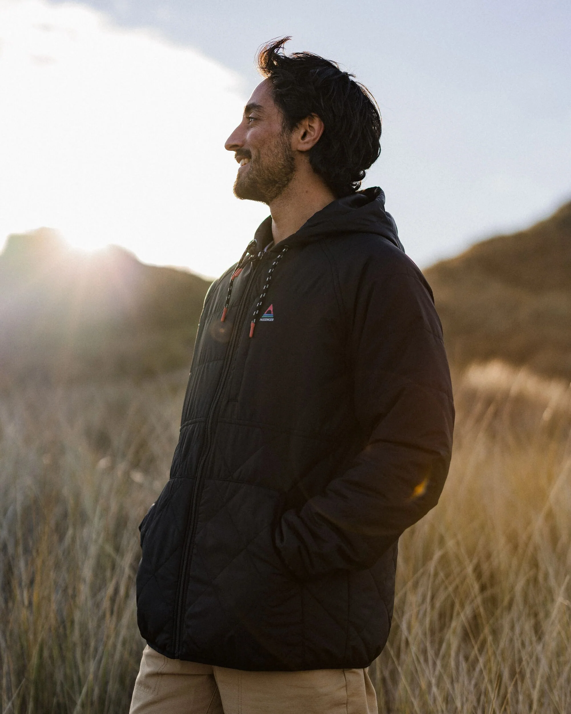 Dylan Insulated Full Zip Jacket - Black - Image 4