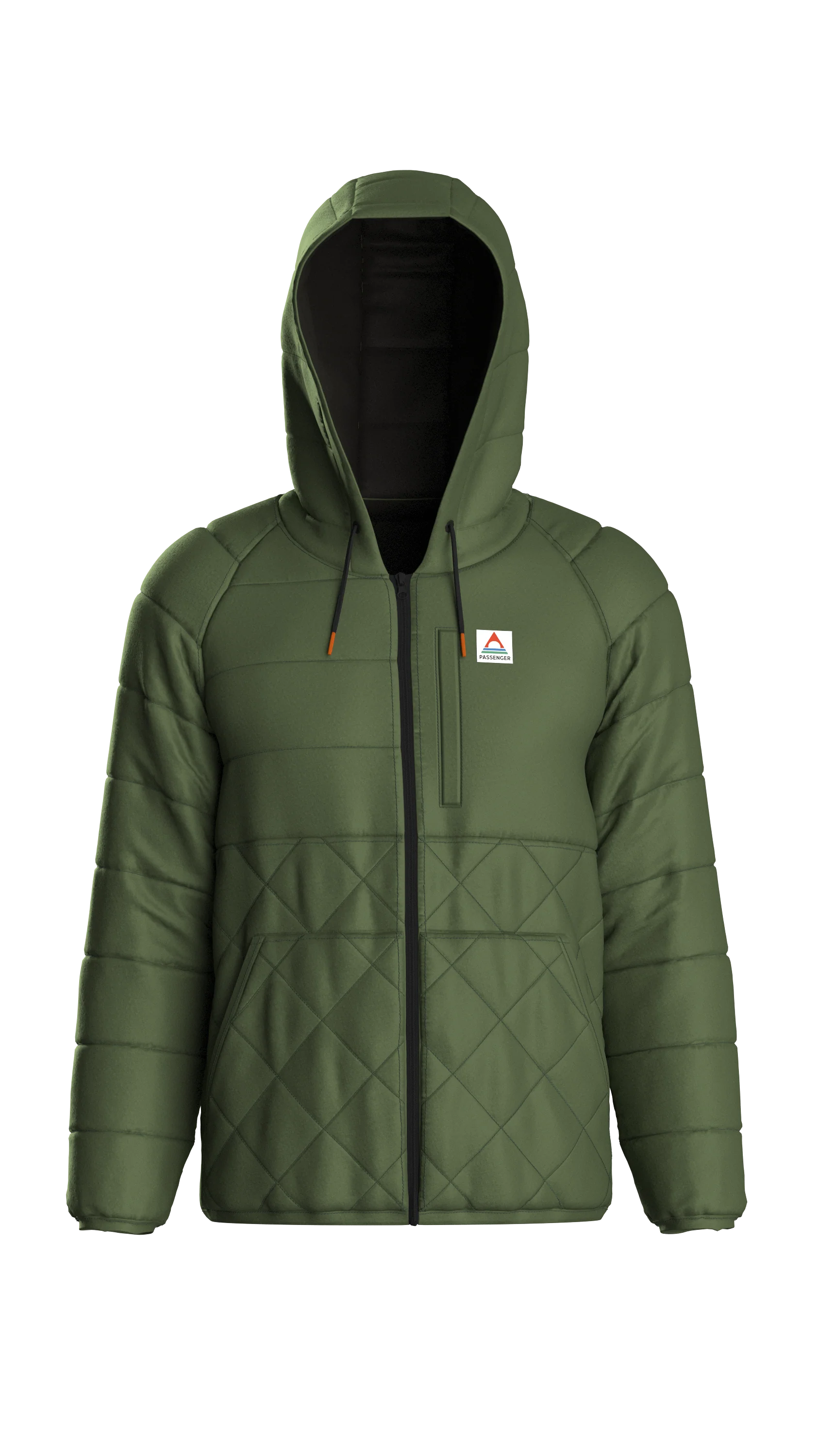Dylan Insulated Full Zip Jacket - Wild Green - Image 12