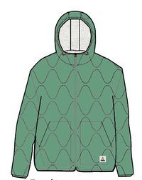 Earthy Sherpa Lined Insulated Jacket - Green Spruce - Image 12