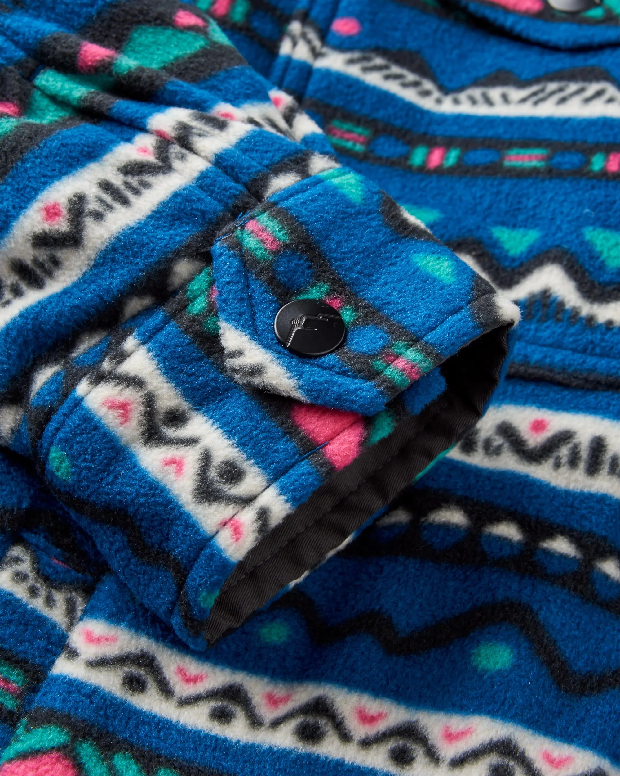 East Polar Fleece Shirt - Mountain Geo Tidal Blue - Image 11