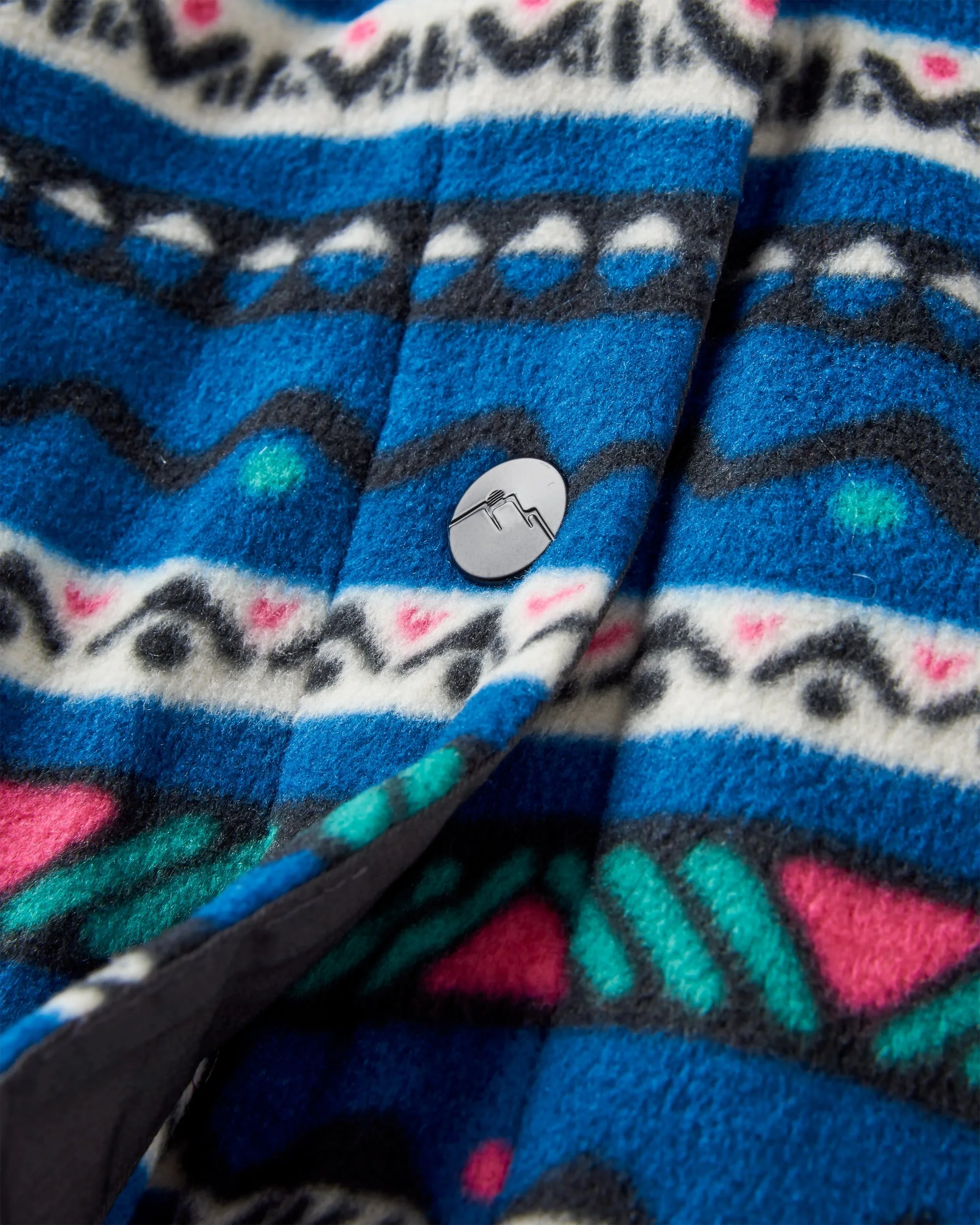 East Polar Fleece Shirt - Mountain Geo Tidal Blue - Image 9