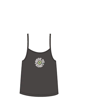 Easy Days Strappy Vest - Black - Image 8