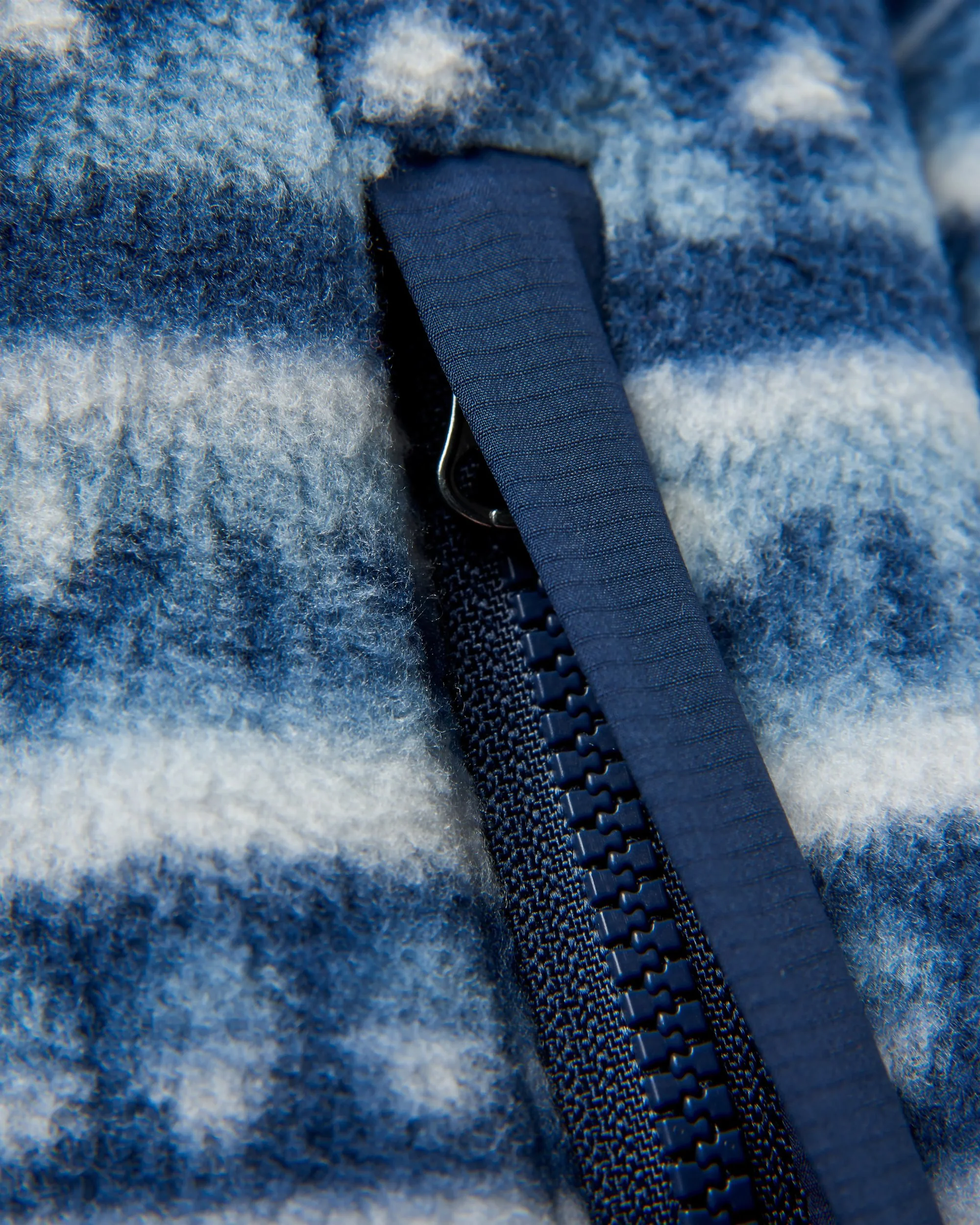 Ebb Polar Fleece - Mountain Geo Grey Blue - Image 9