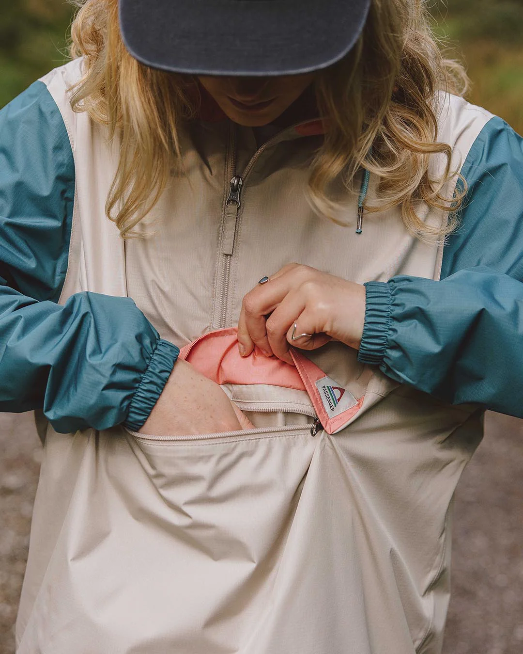 Eden Oversized Water Resistant Jacket - Feather - Image 2