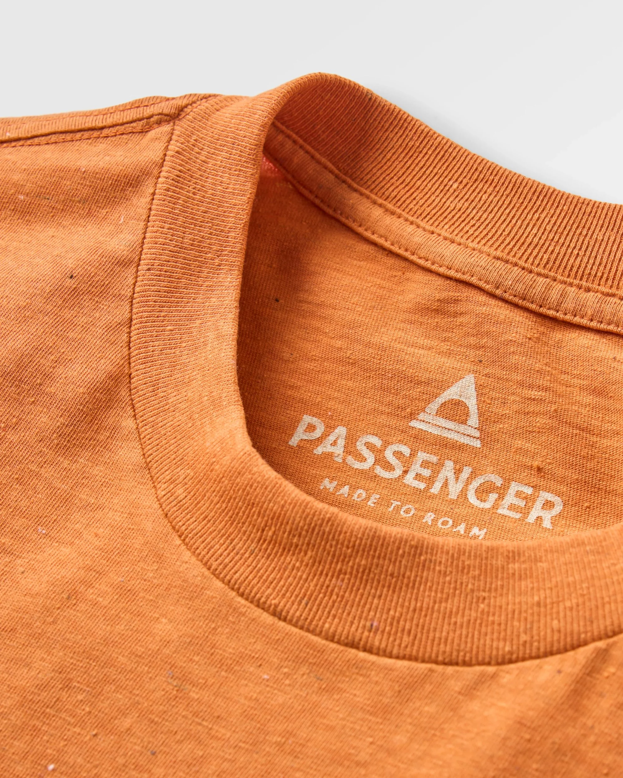 Elbio Relaxed Fit LS T-Shirt - Sunset Orange Marl - Image 6