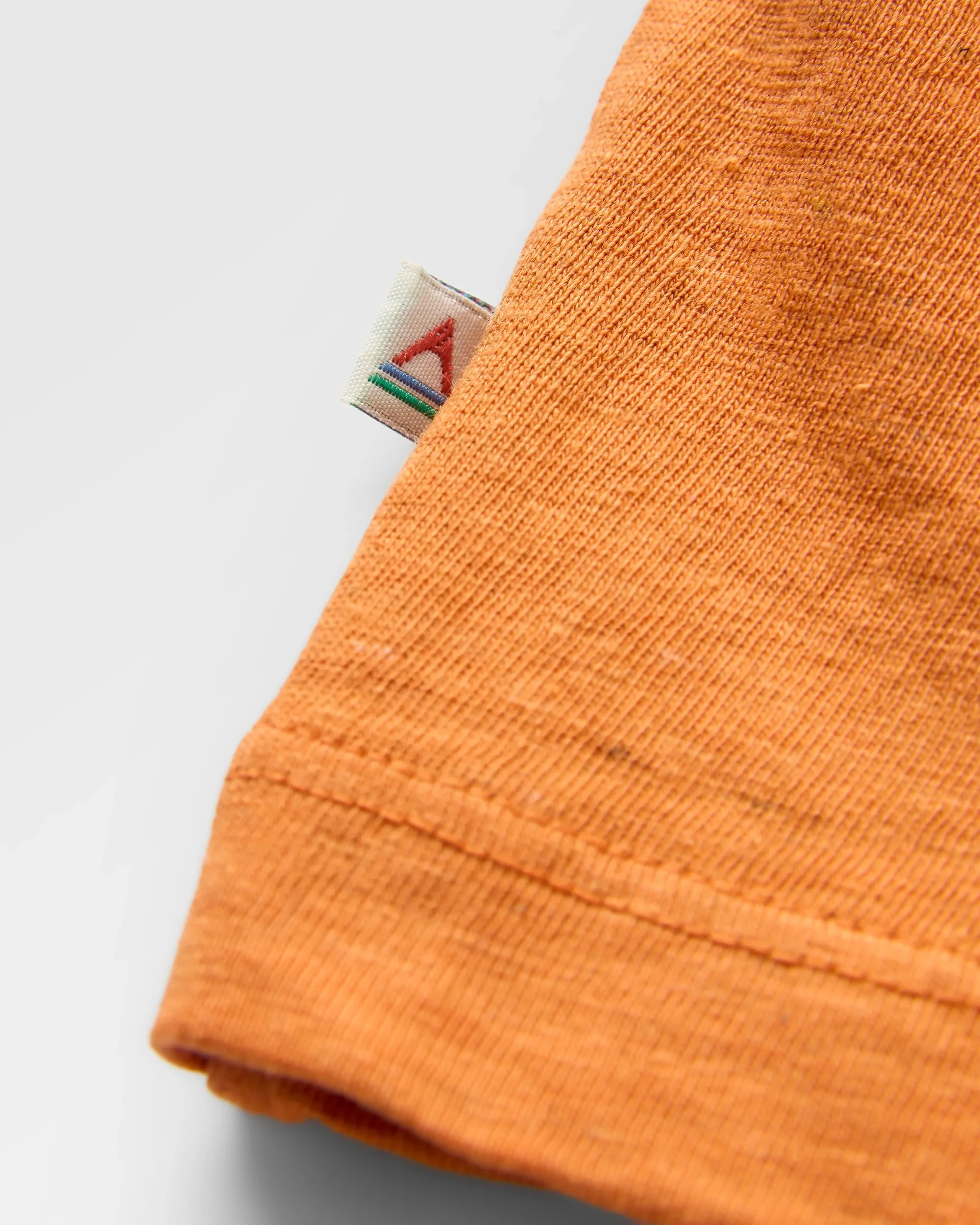 Elbio Relaxed Fit LS T-Shirt - Sunset Orange Marl - Image 7