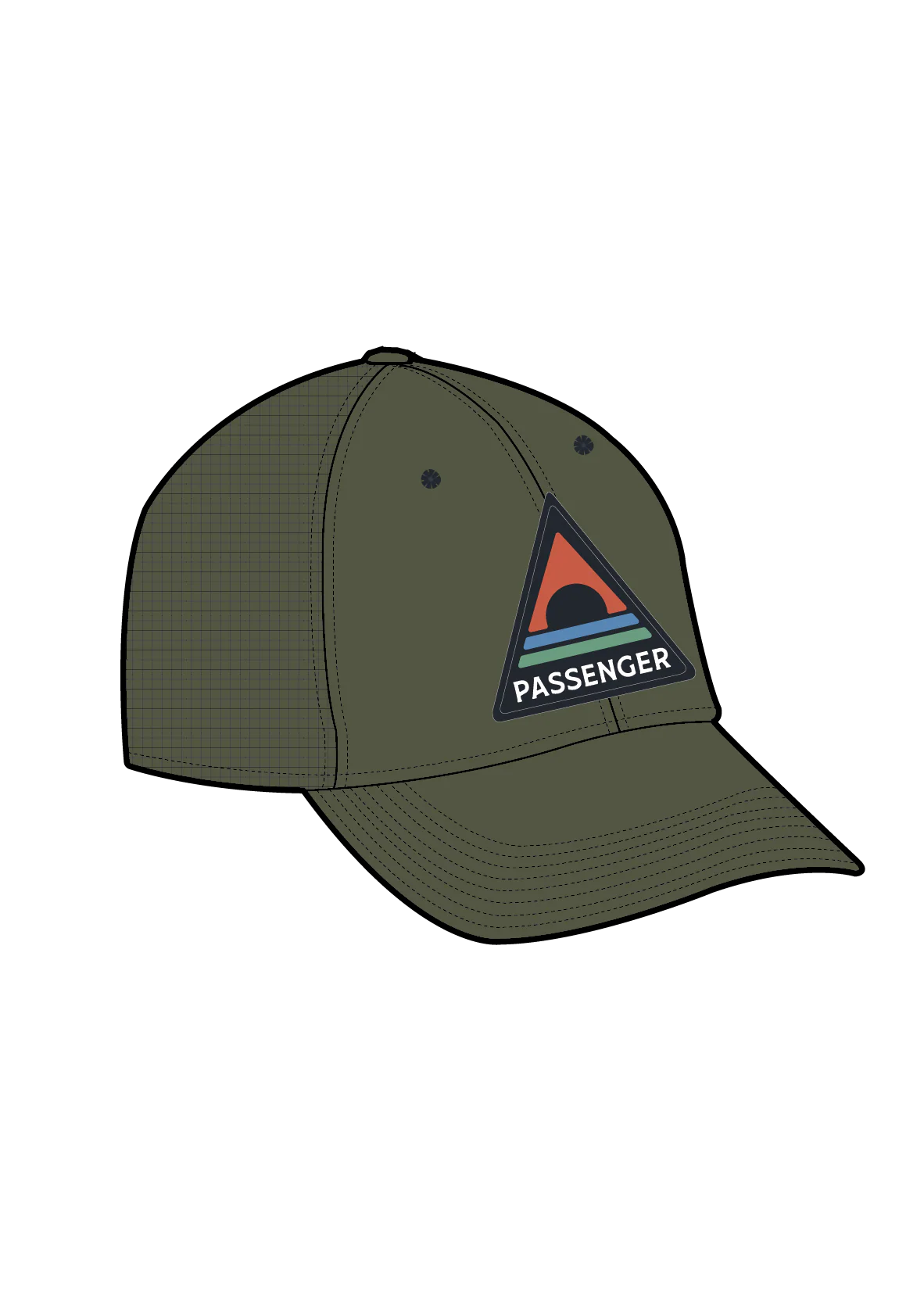 Elements Core Trucker - Triangle Patch - Khaki - Image 5
