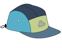 Emerge 5 Panel Trail Cap - Moonlight Blue - Image 8