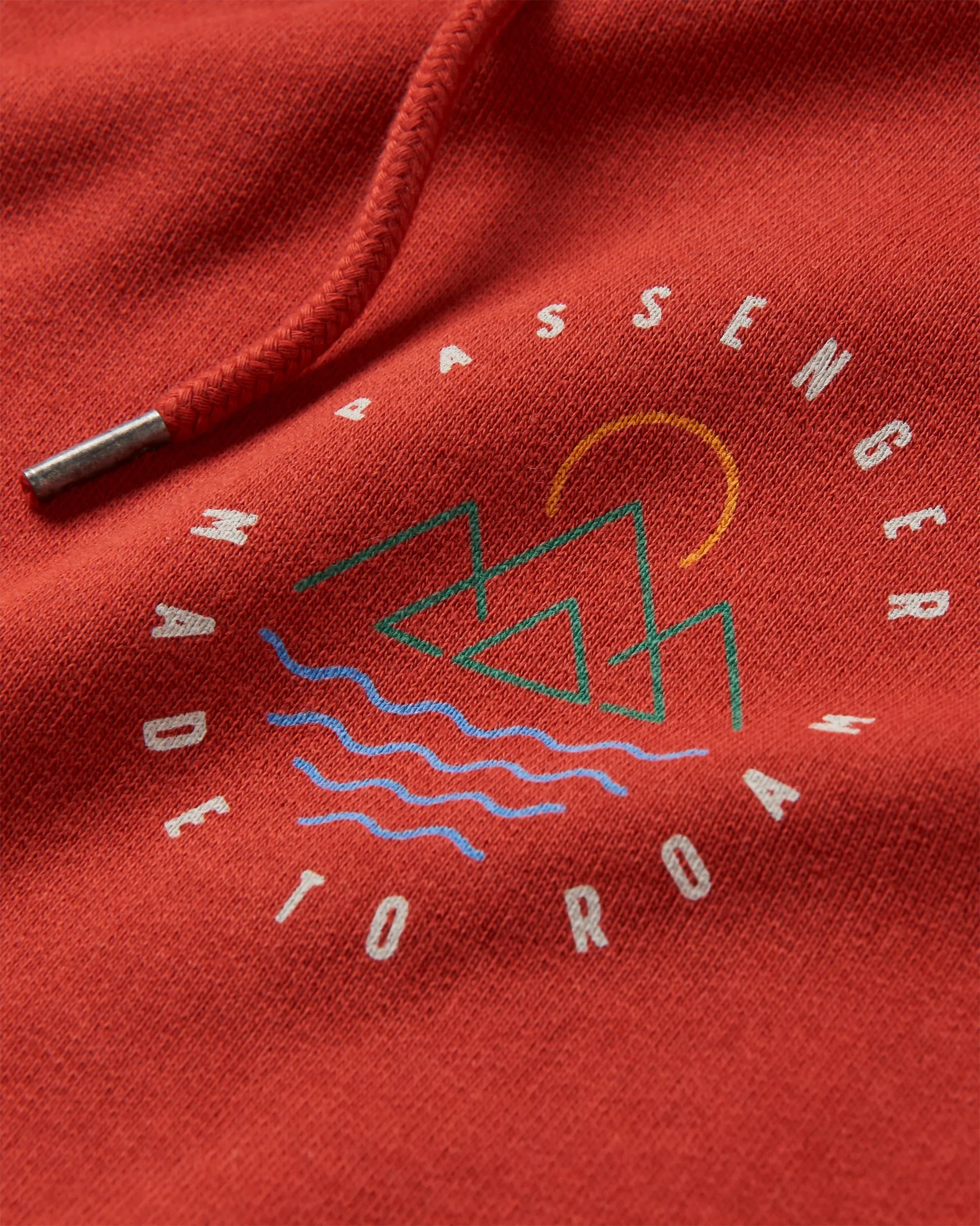 Escapism Regular Fit Hoodie - Red Ochre - Image 3