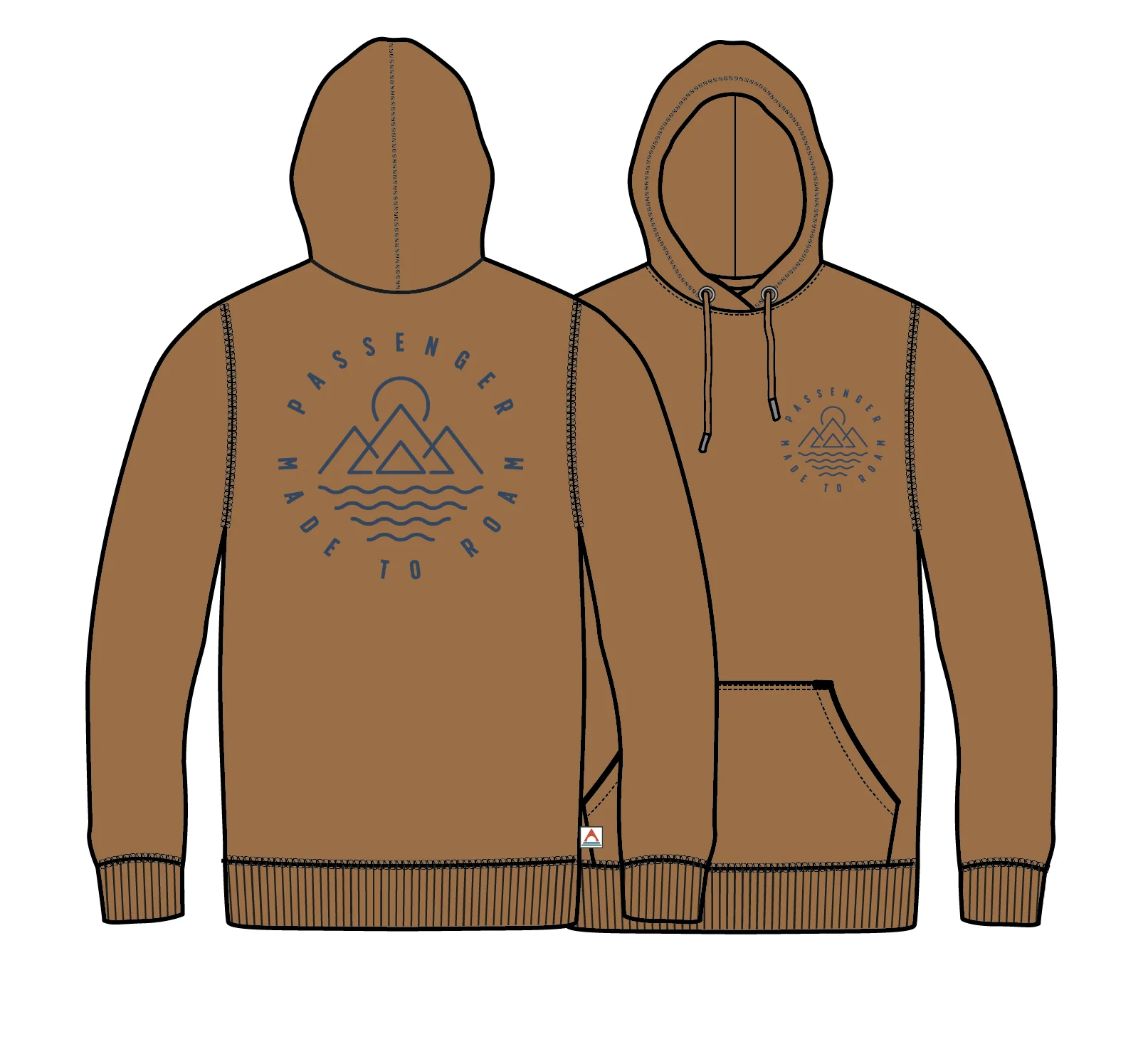 Escapism Regular Fit Hoodie - Toffee - Image 9