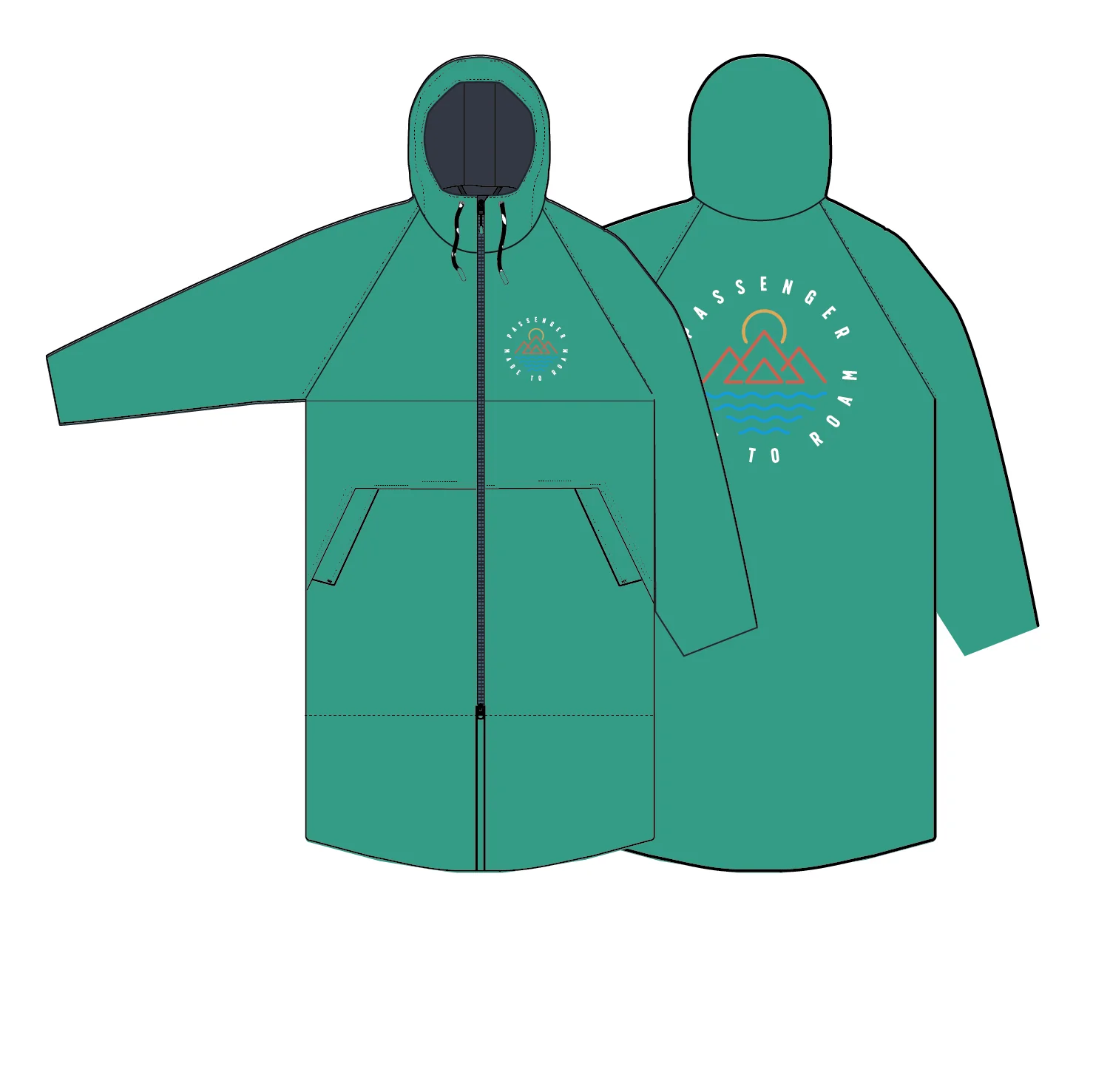Escapism Sherpa Lined Changing Robe - Greenlake - Image 12