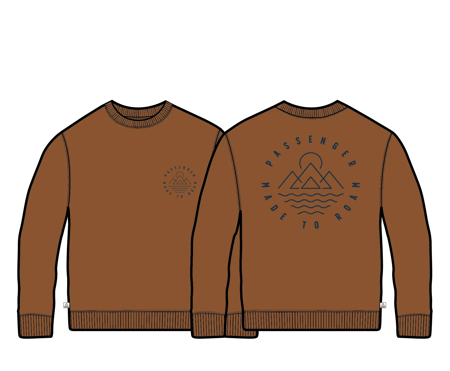 Escapism Regular Fit Sweatshirt - Sunset Orange - Image 11