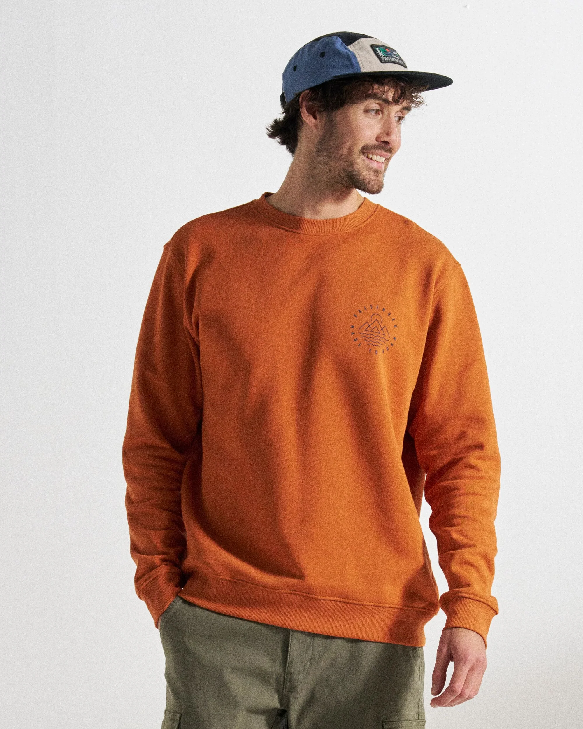 Escapism Regular Fit Sweatshirt - Sunset Orange - Image 5