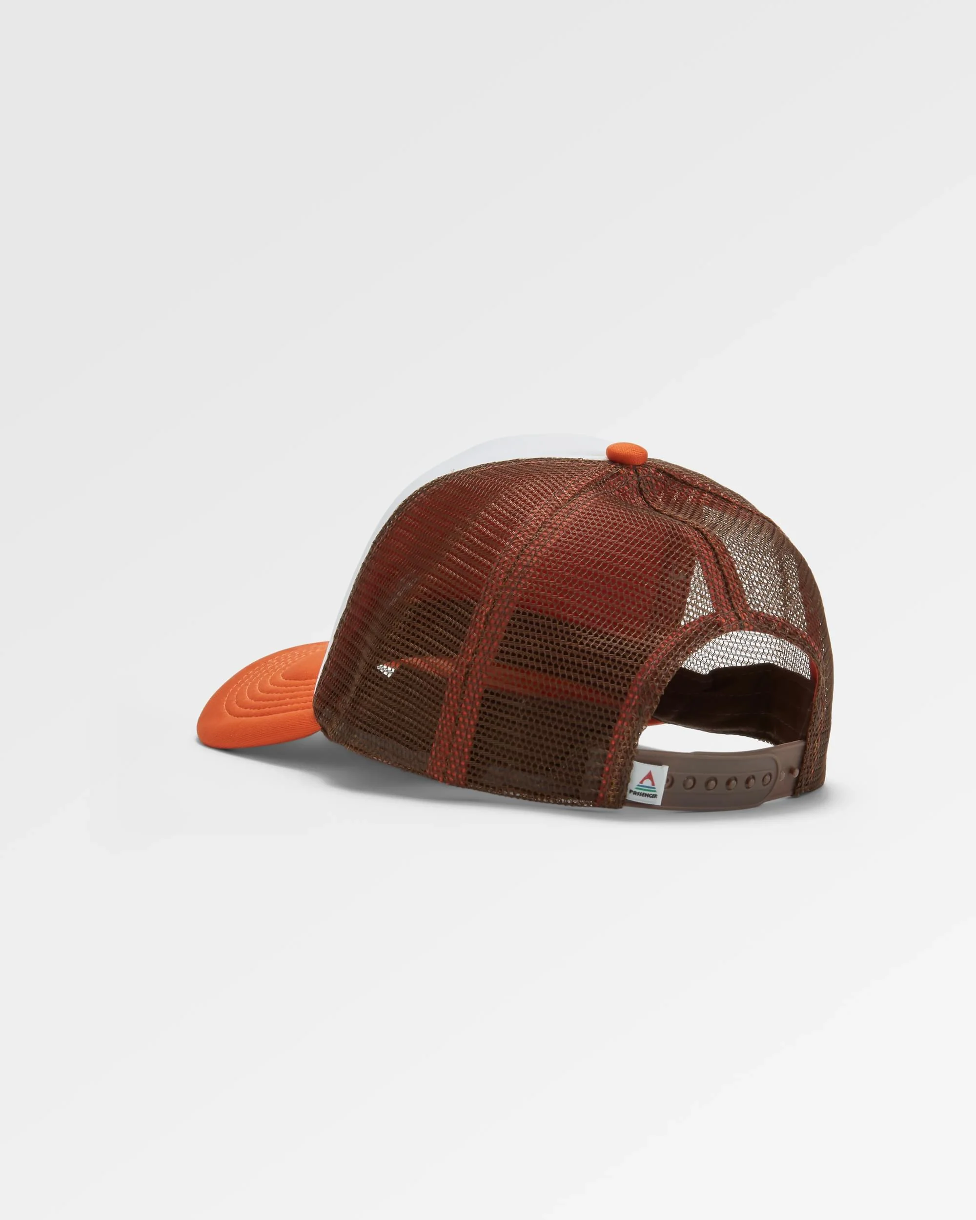 Escapism Snapback Trucker Cap - Chestnut/Sunrise Orange - Image 2