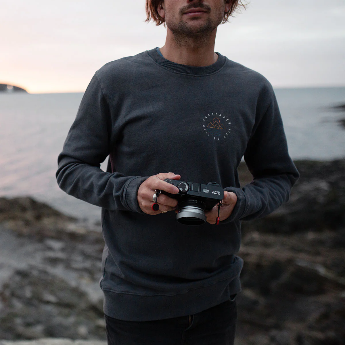 Escapism Sweatshirt - Faded Black - Image 2