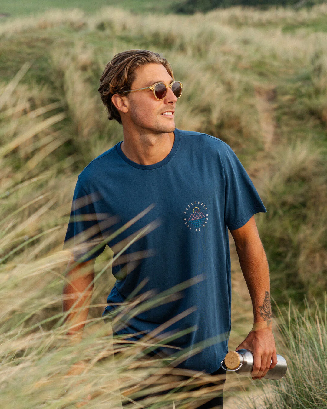 Escapism T-Shirt - Dark Denim - Image 3