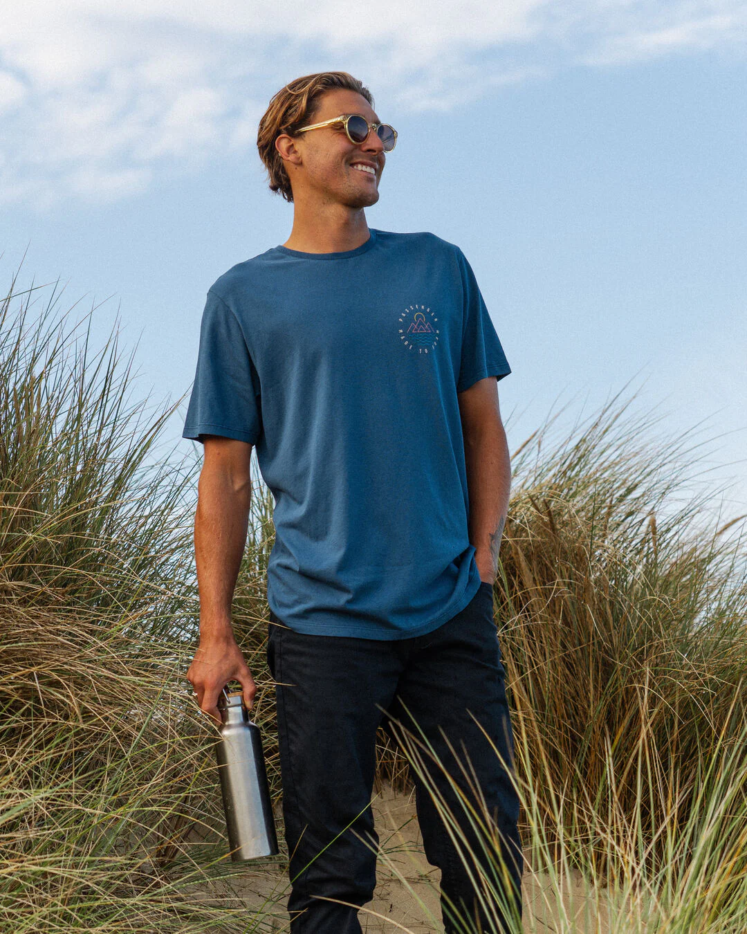 Escapism T-Shirt - Dark Denim - Image 5