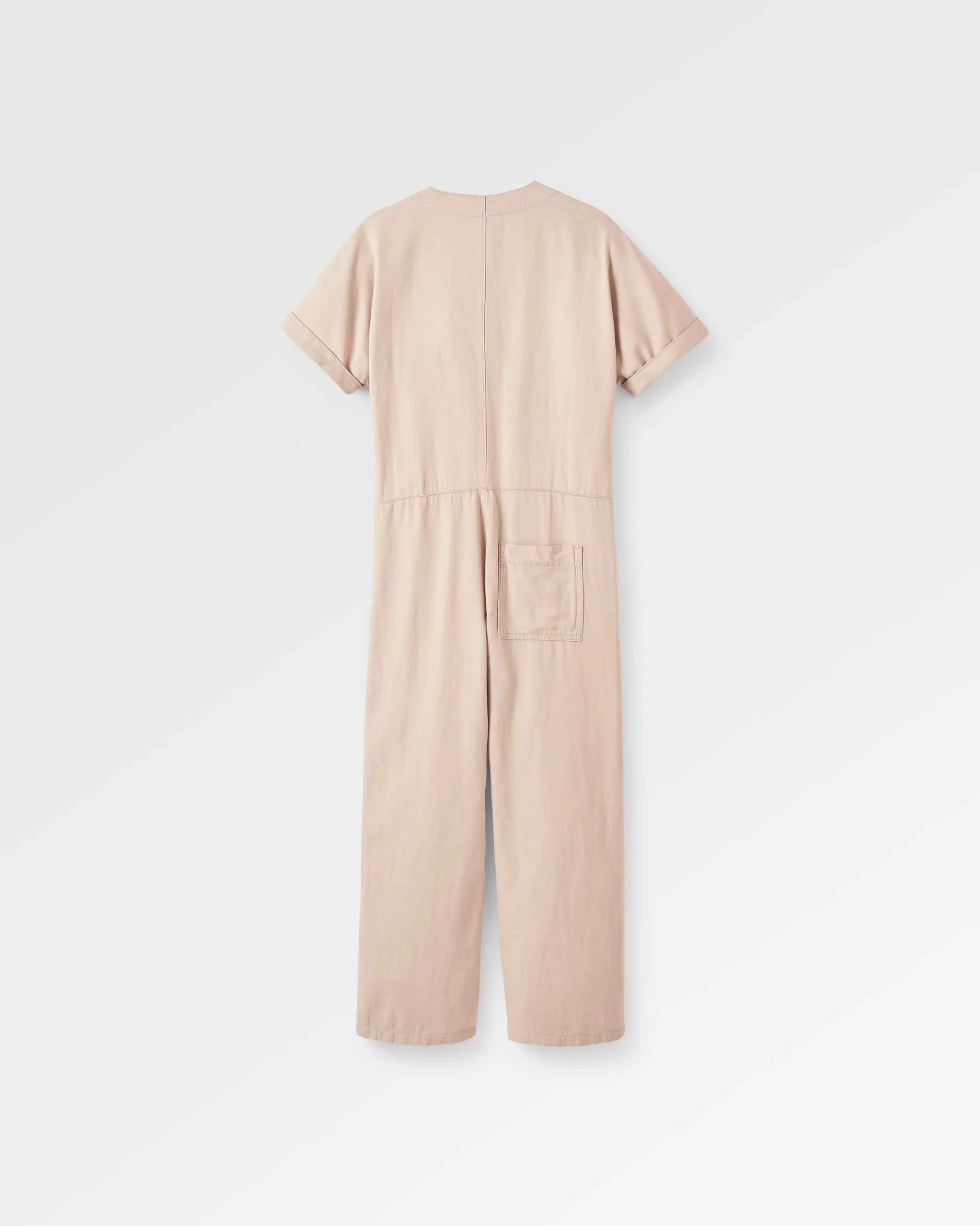 Esen Short Sleeve Jumpsuit - Simply Taupe - Image 6
