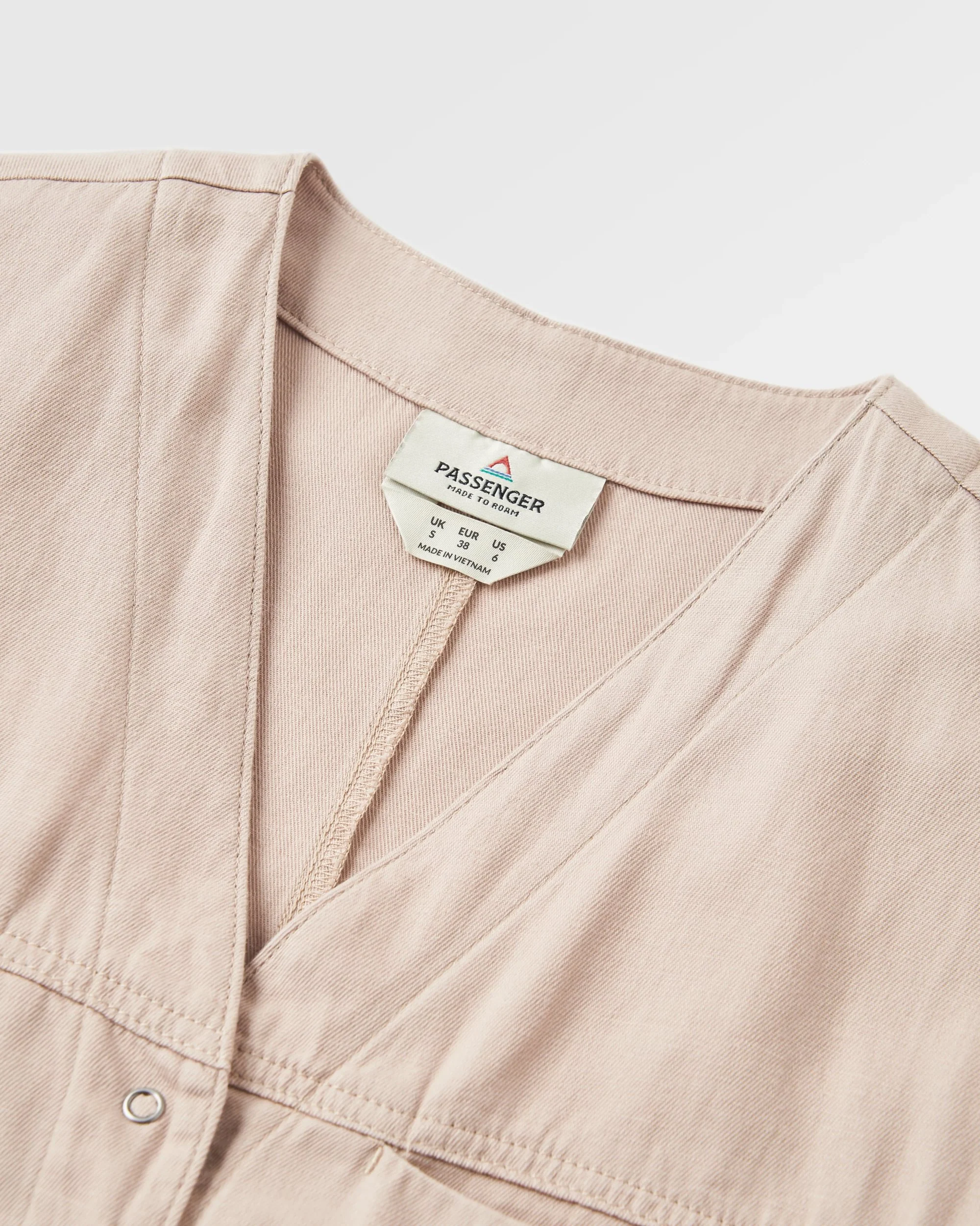 Esen Short Sleeve Jumpsuit - Simply Taupe - Image 9