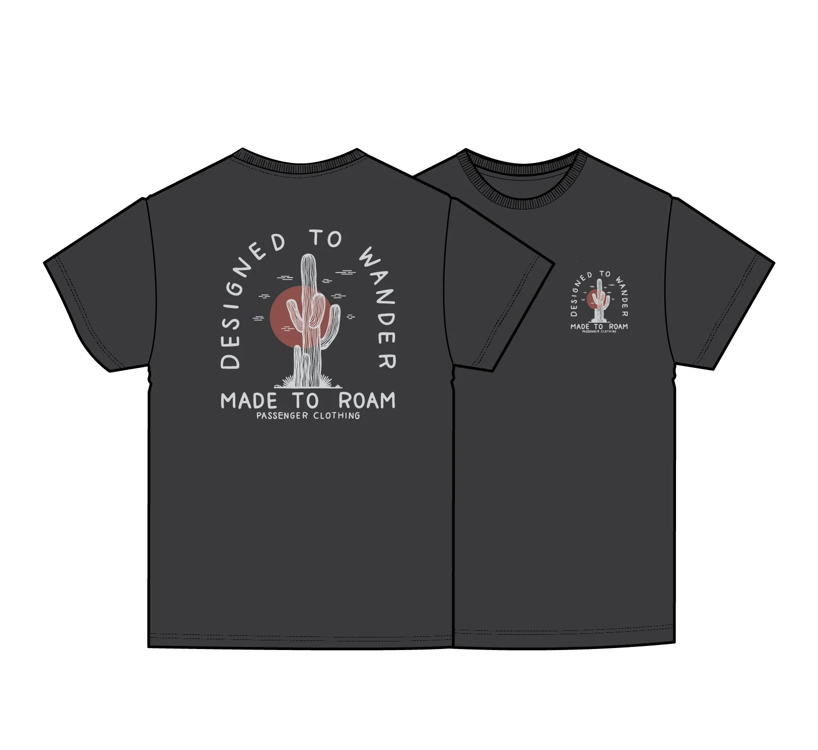 Explore T-Shirt - Black - Image 6