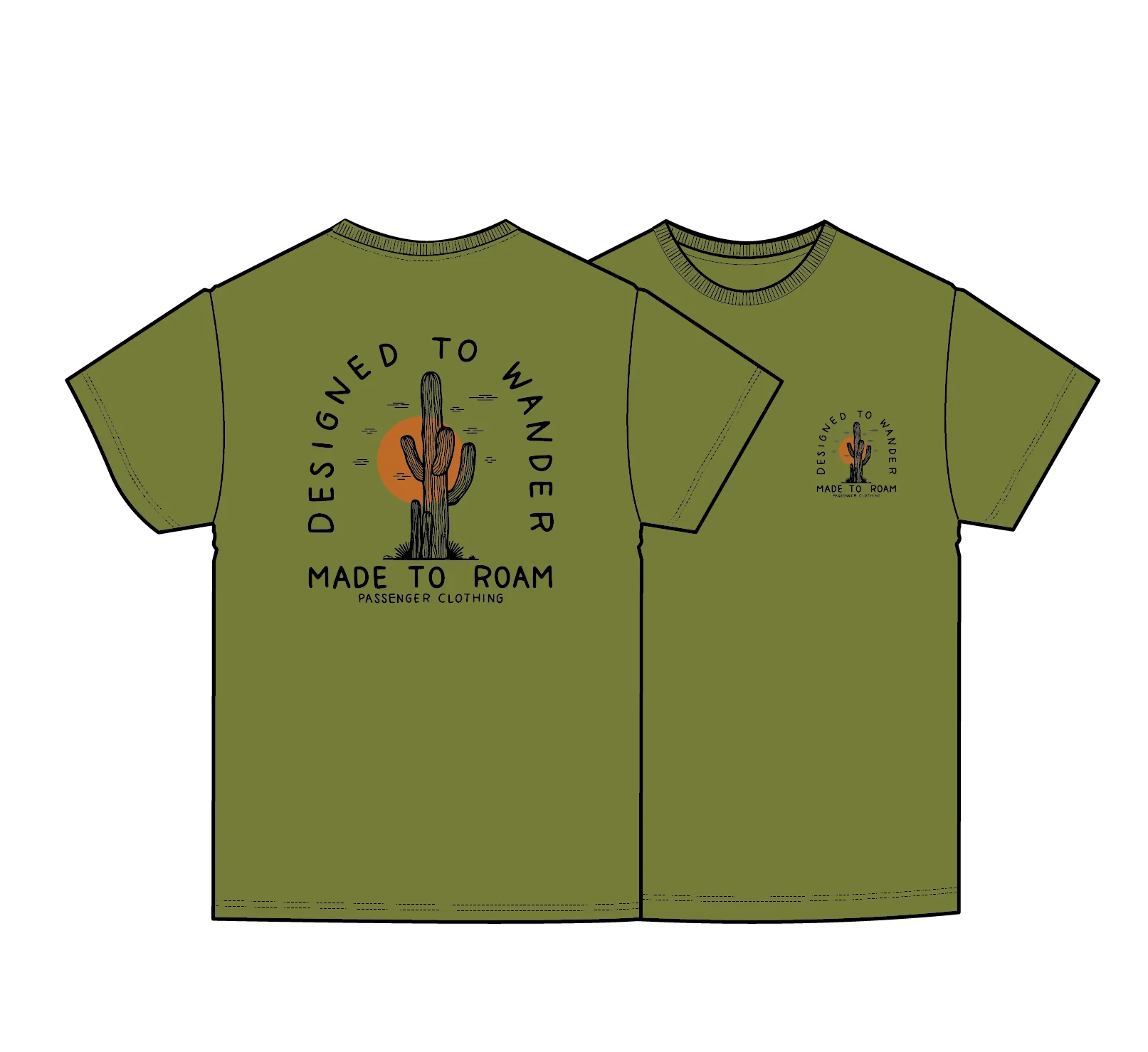 Explore T-Shirt - Tea Green - Image 6
