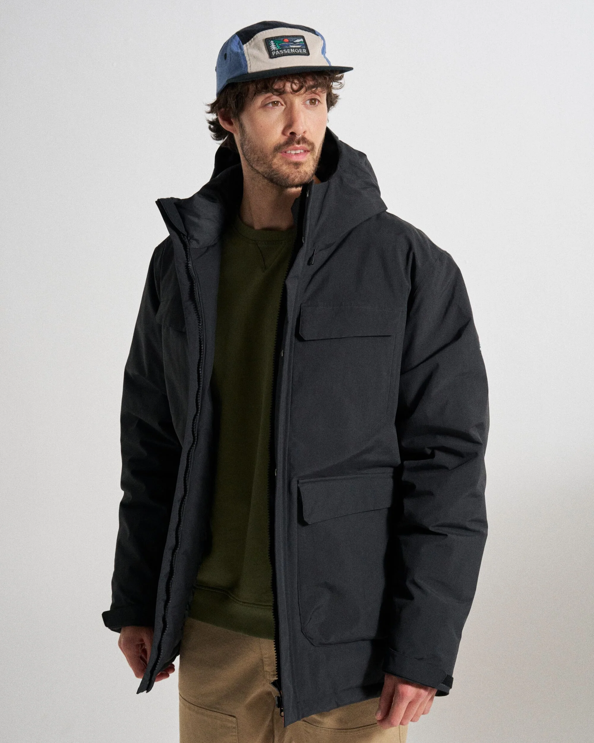 Explorer Waterproof Down Parka - Black - Image 3