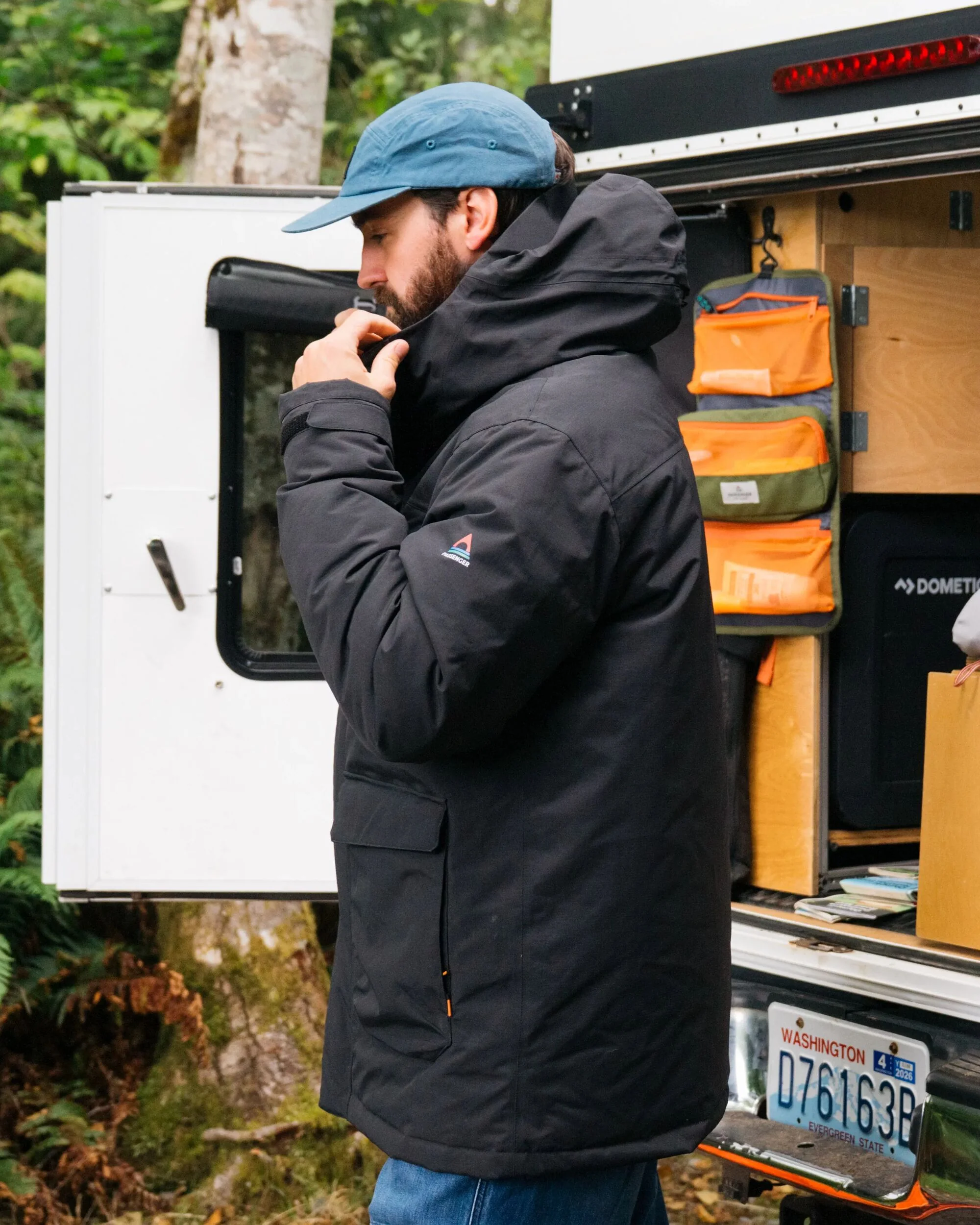 Explorer Waterproof Down Parka - Black - Image 5