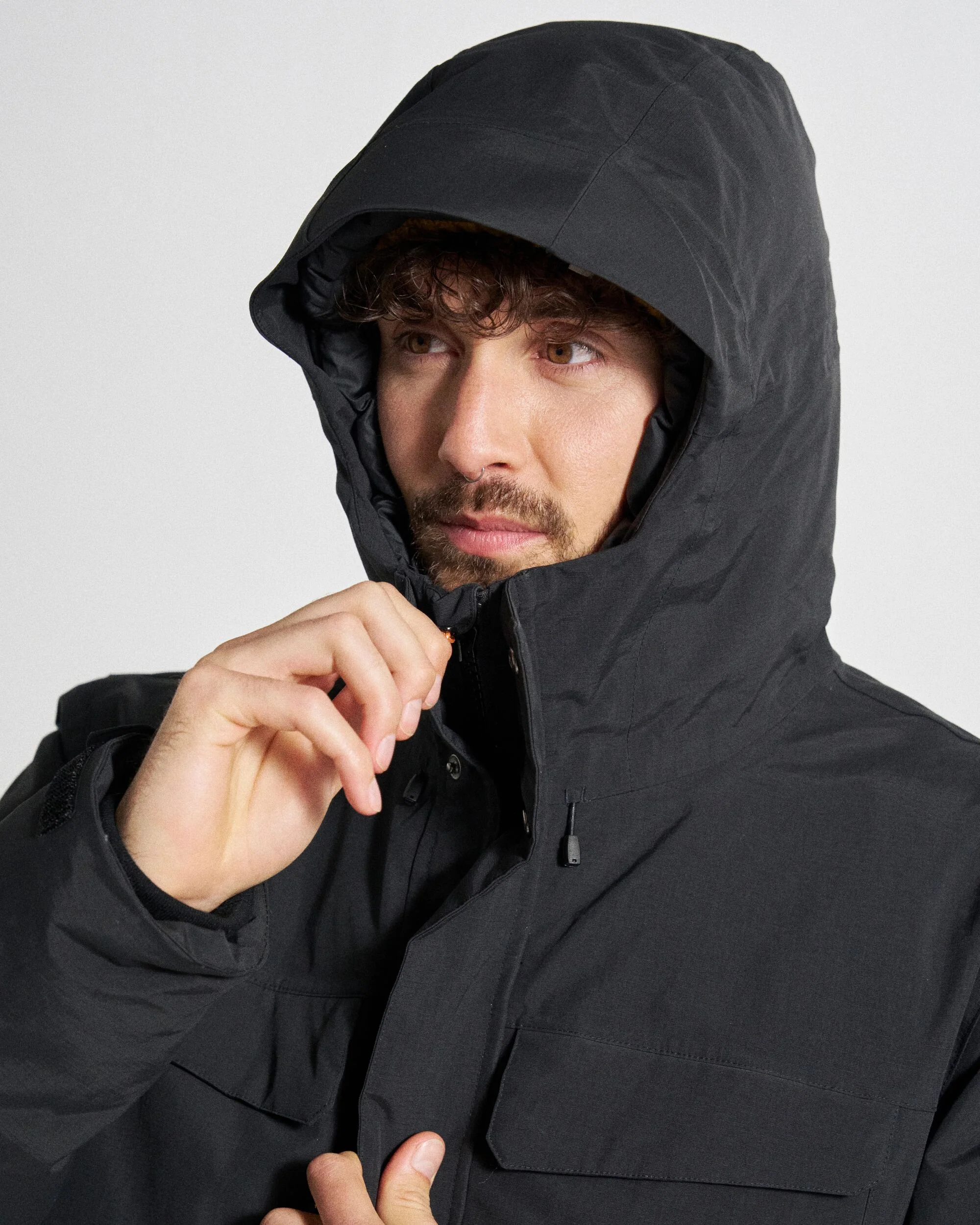 Explorer Waterproof Down Parka - Black - Image 6