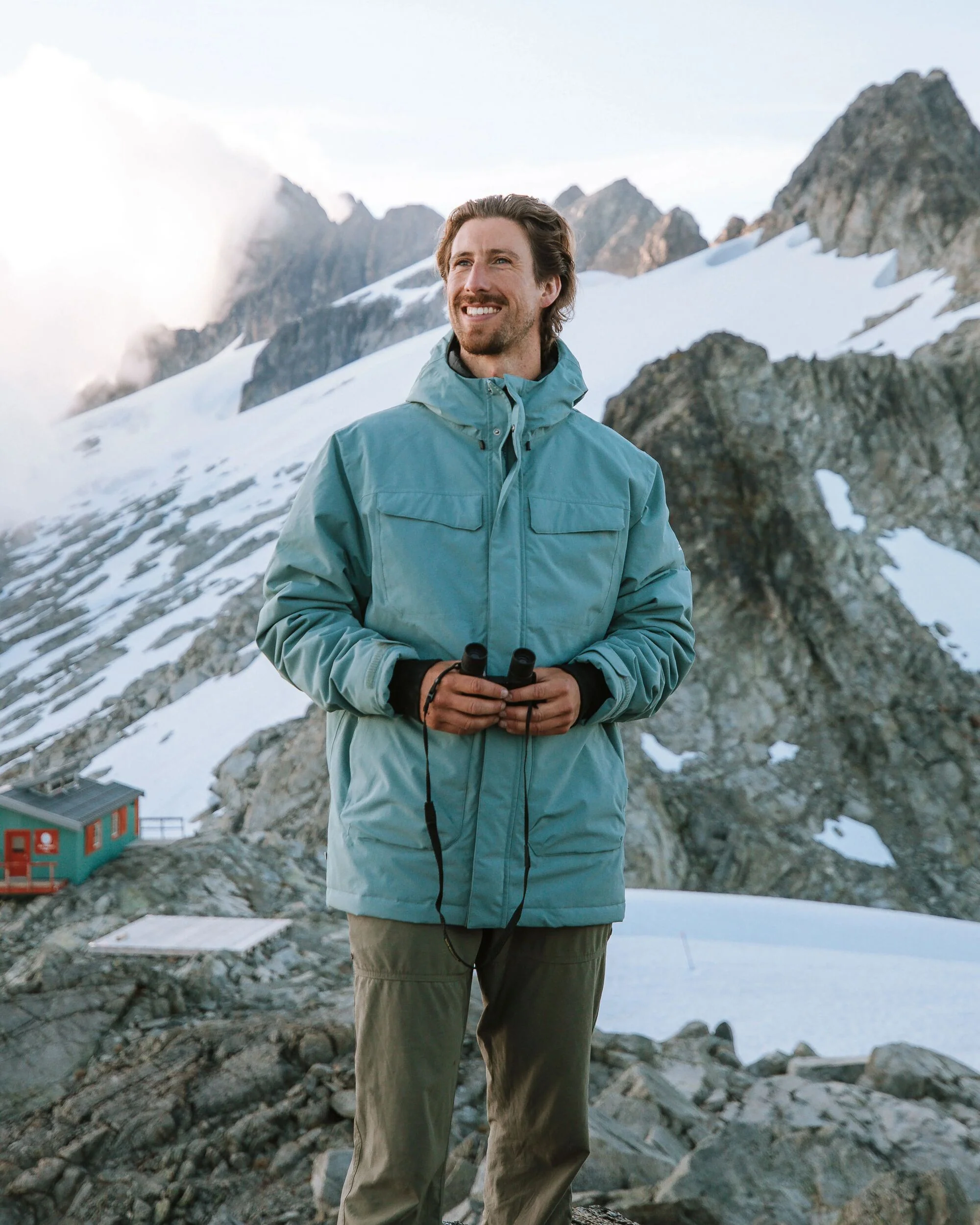 Explorer Waterproof Down Parka - Stormy Sea - Image 3