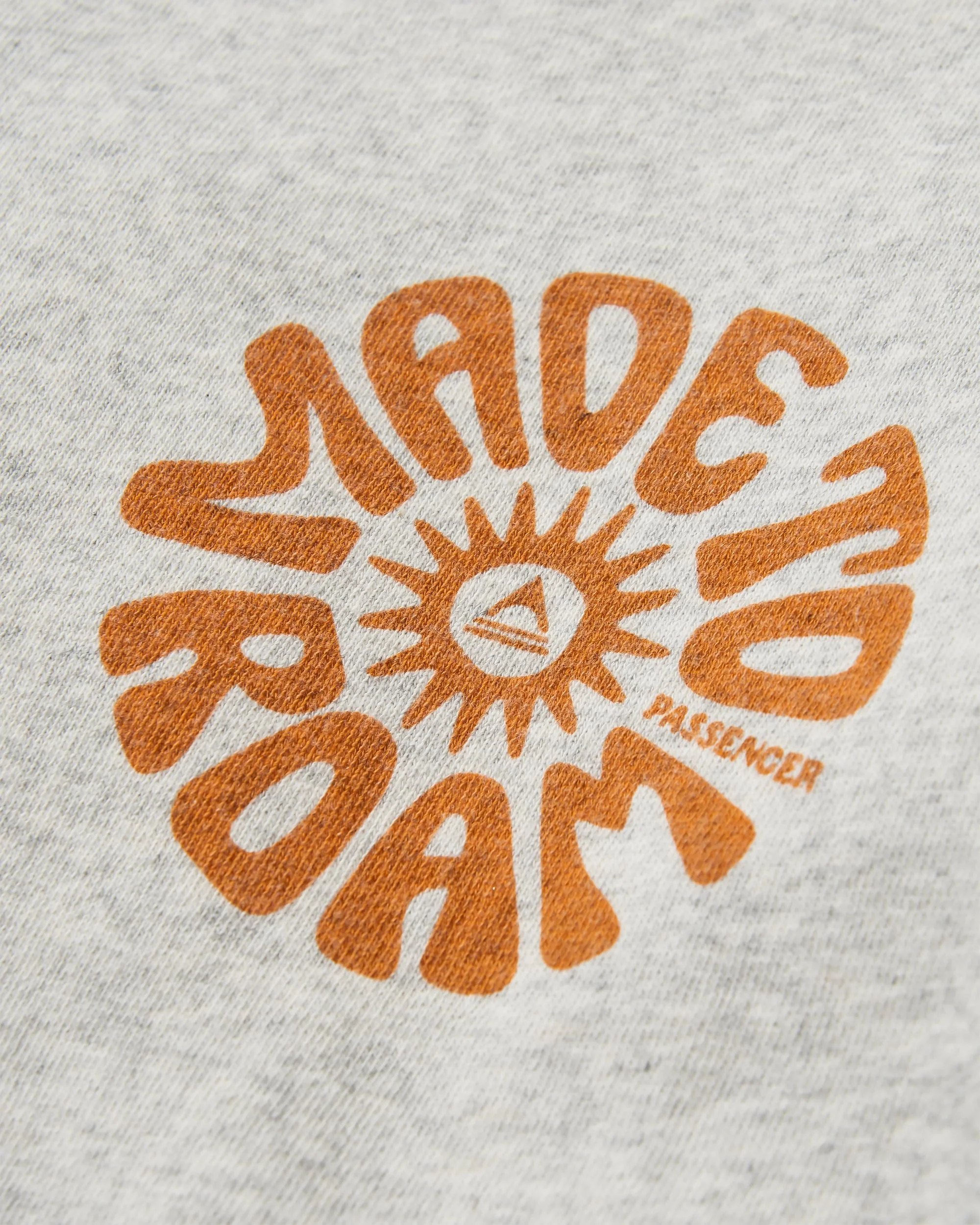 Fade Organic Cotton Sweatshirt - Light Grey Marl - Image 2