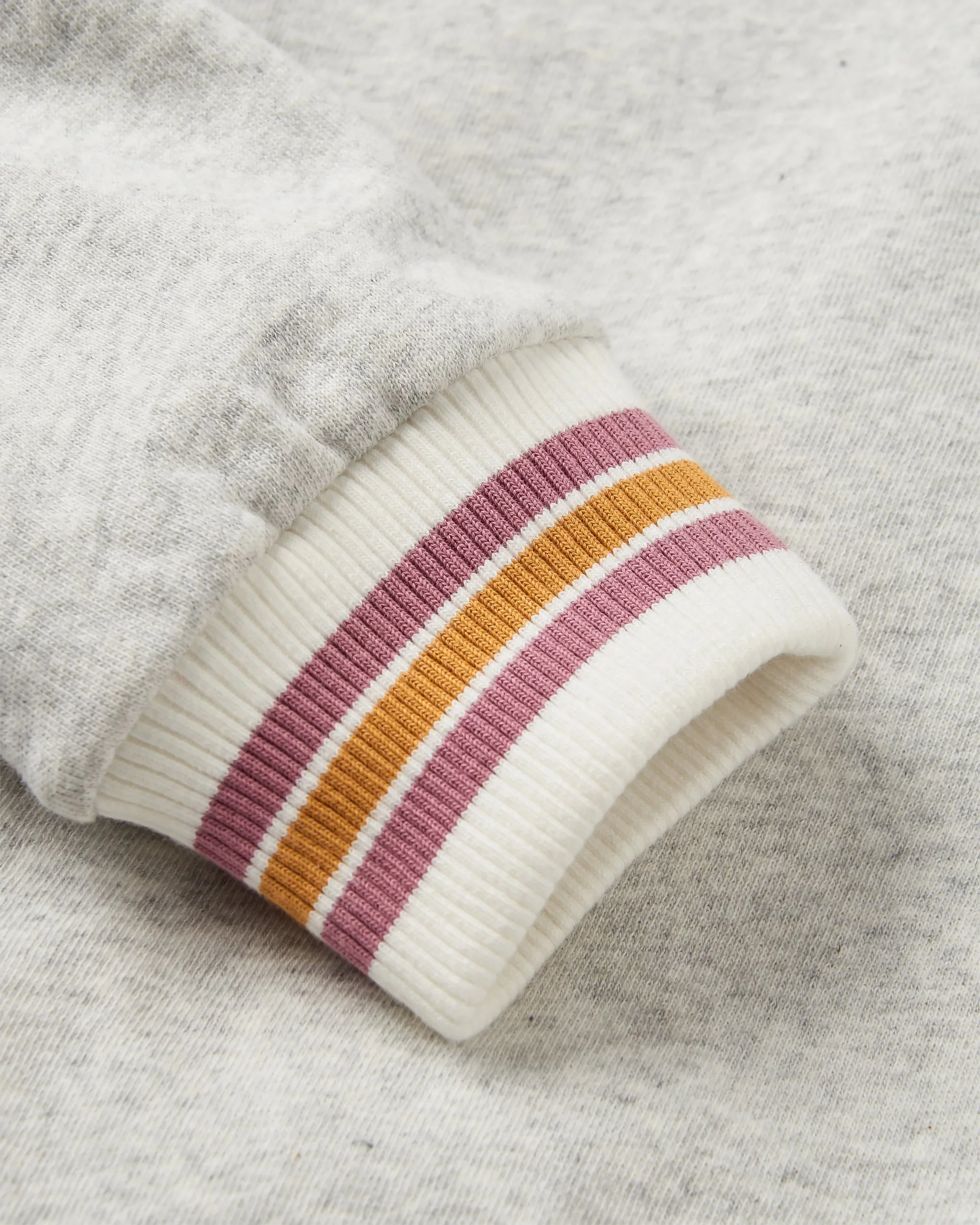 Fade Organic Cotton Sweatshirt - Light Grey Marl - Image 3
