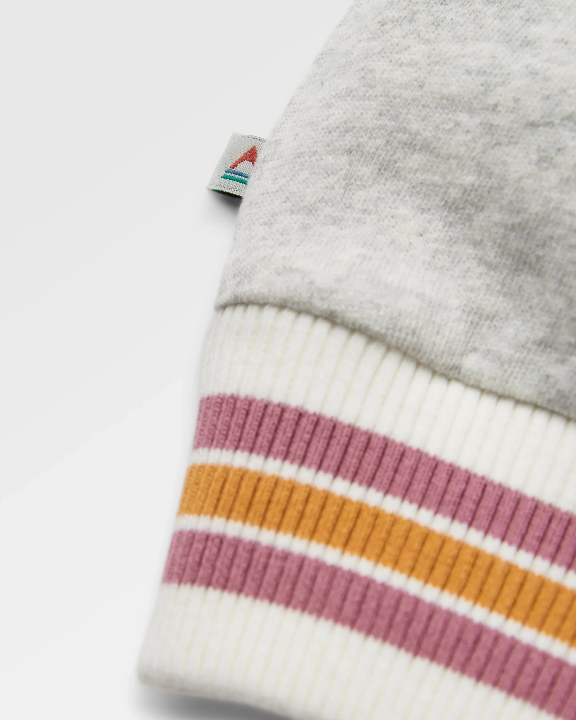 Fade Organic Cotton Sweatshirt - Light Grey Marl - Image 4
