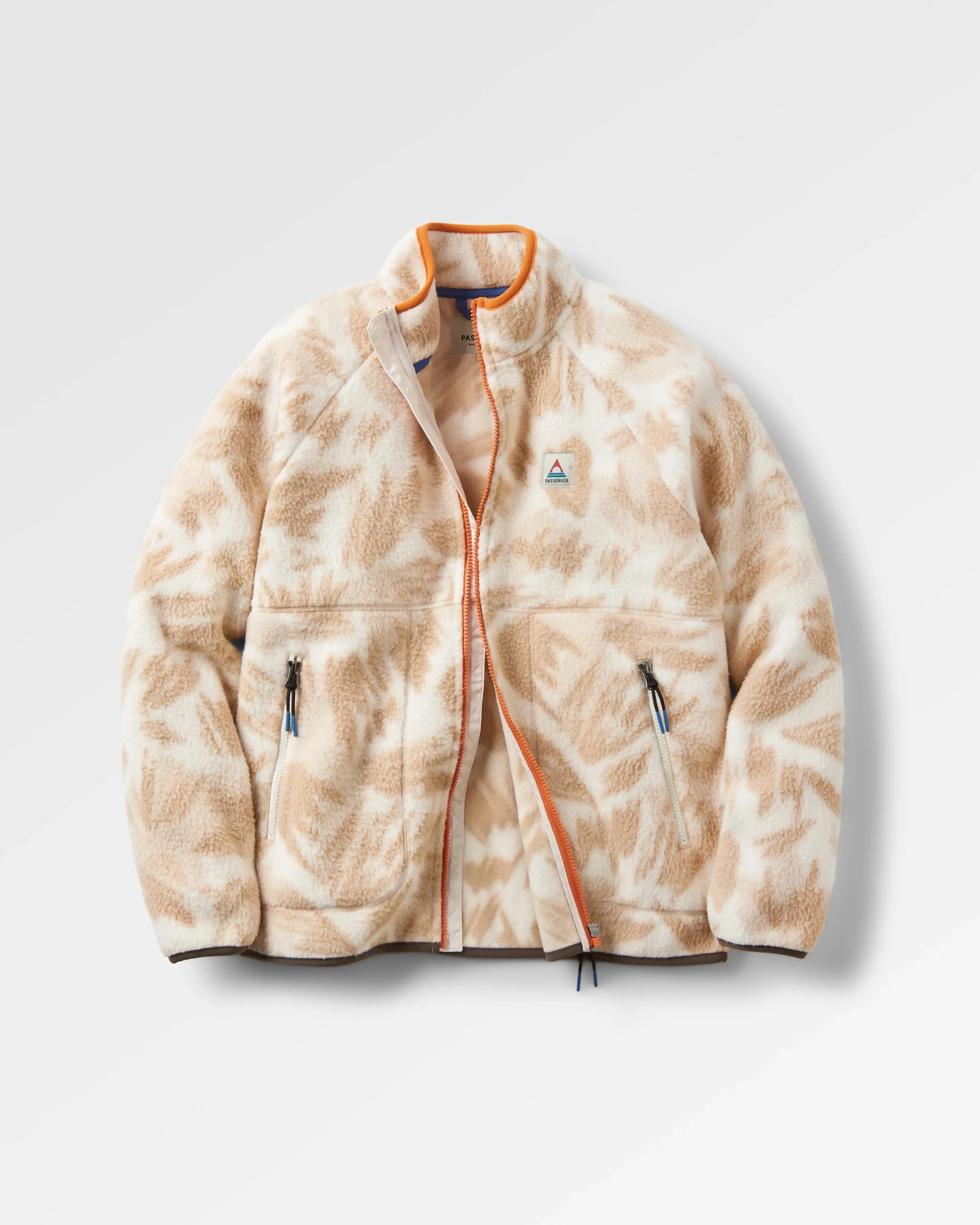 Fairbanks Full Zip Sherpa Fleece - Abstract Mountain Birch - Image 2