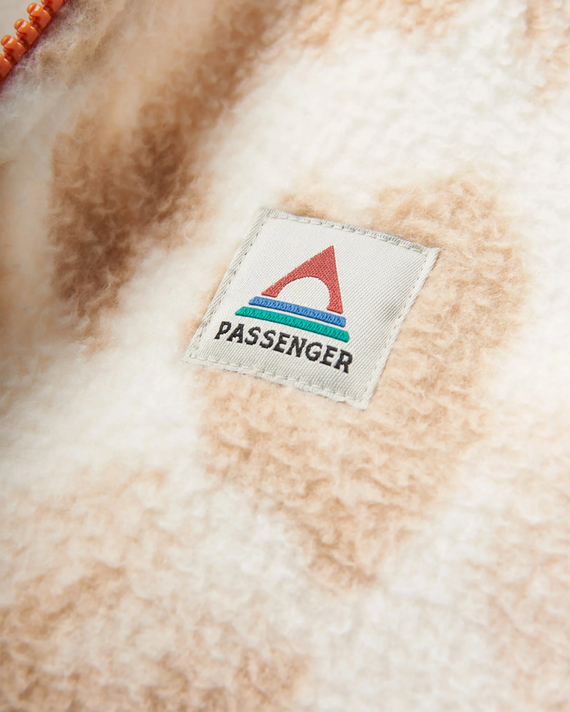 Fairbanks Full Zip Sherpa Fleece - Abstract Mountain Birch - Image 5