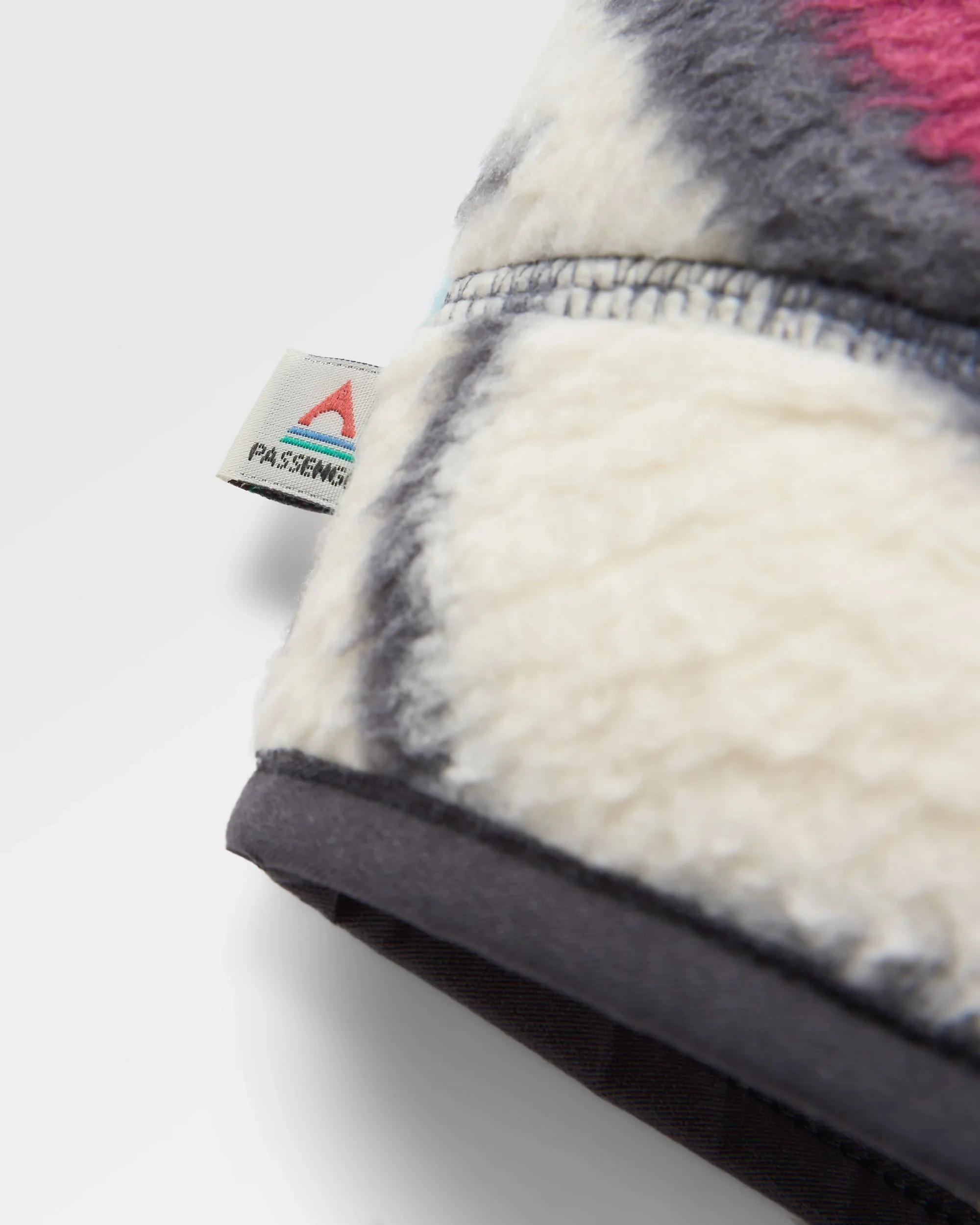Fairbanks Full Zip Sherpa Fleece - Abstract Trails Off White - Image 10